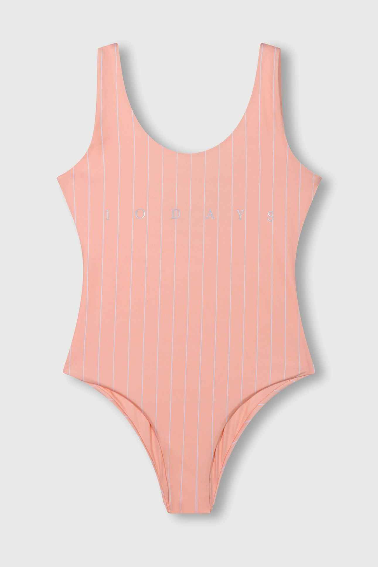 BATHING SUIT STRIPES PEACH 5