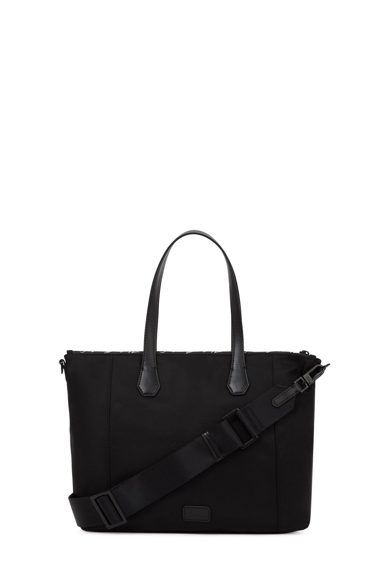 K/LUNA NYLON SMALL TOTE BLACK 1