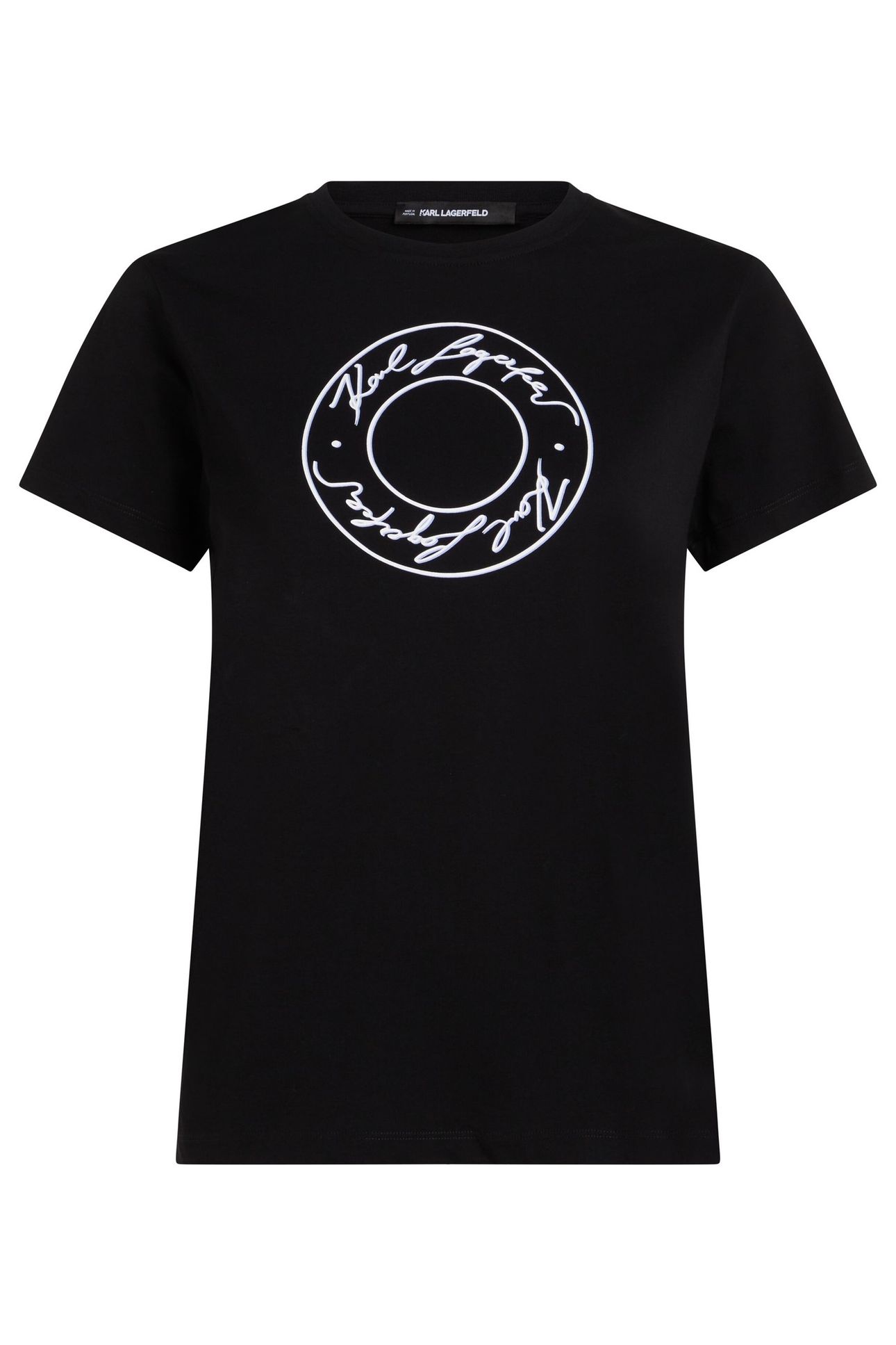 BIG LUNA PRINT T-SHIRT BLACK 1