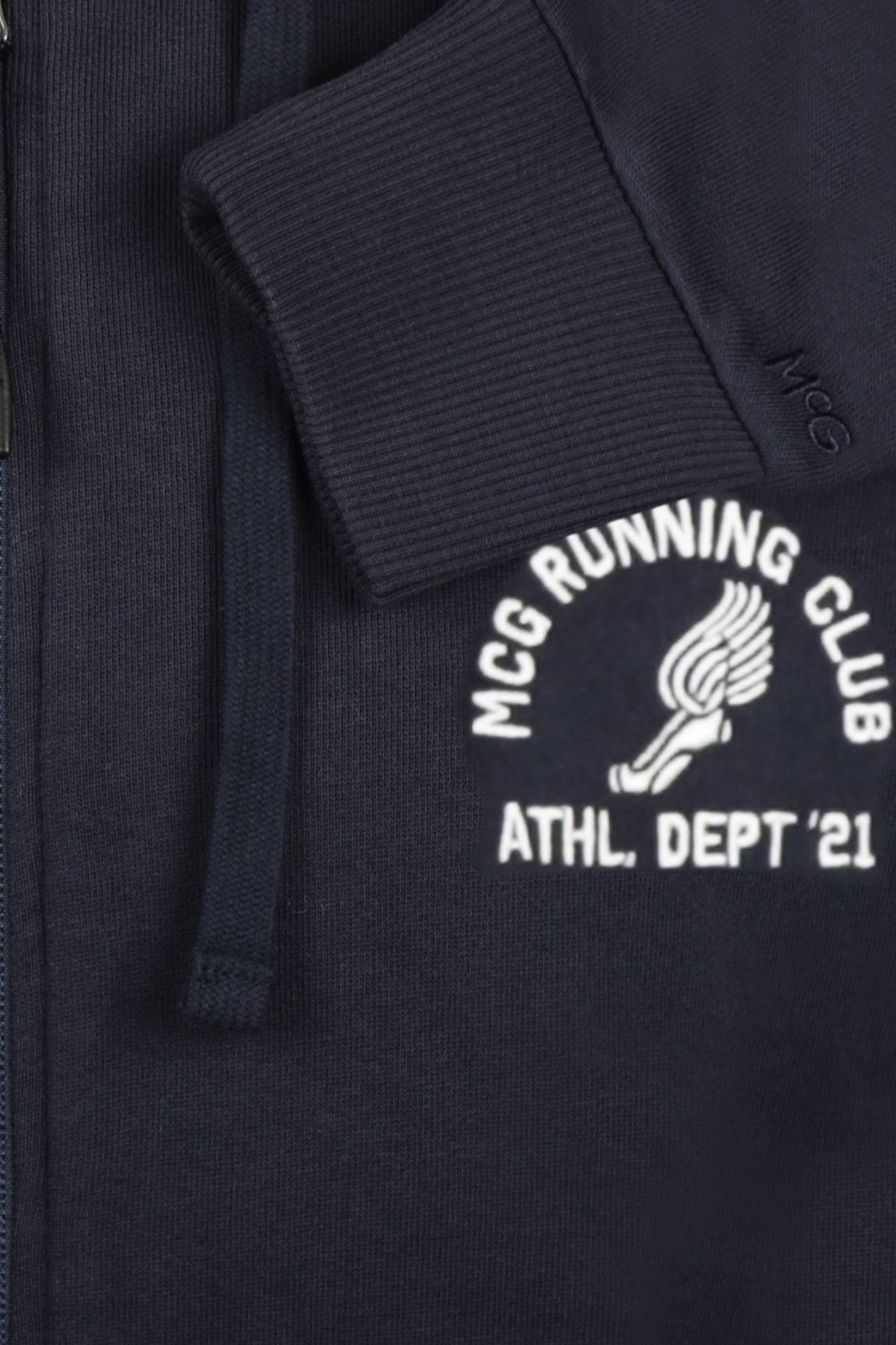 ZIP THRU HOODY NAVY 5