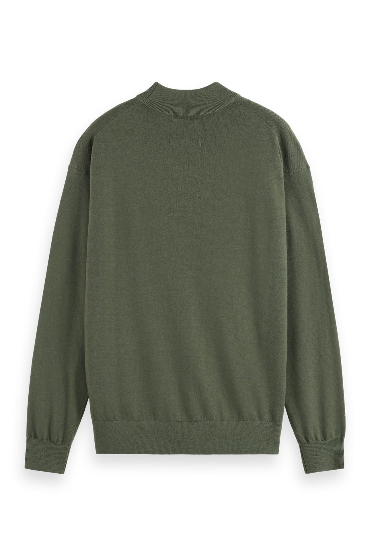 DROPPED SHOULDER MOCK NECK PULLOVER THYME 2