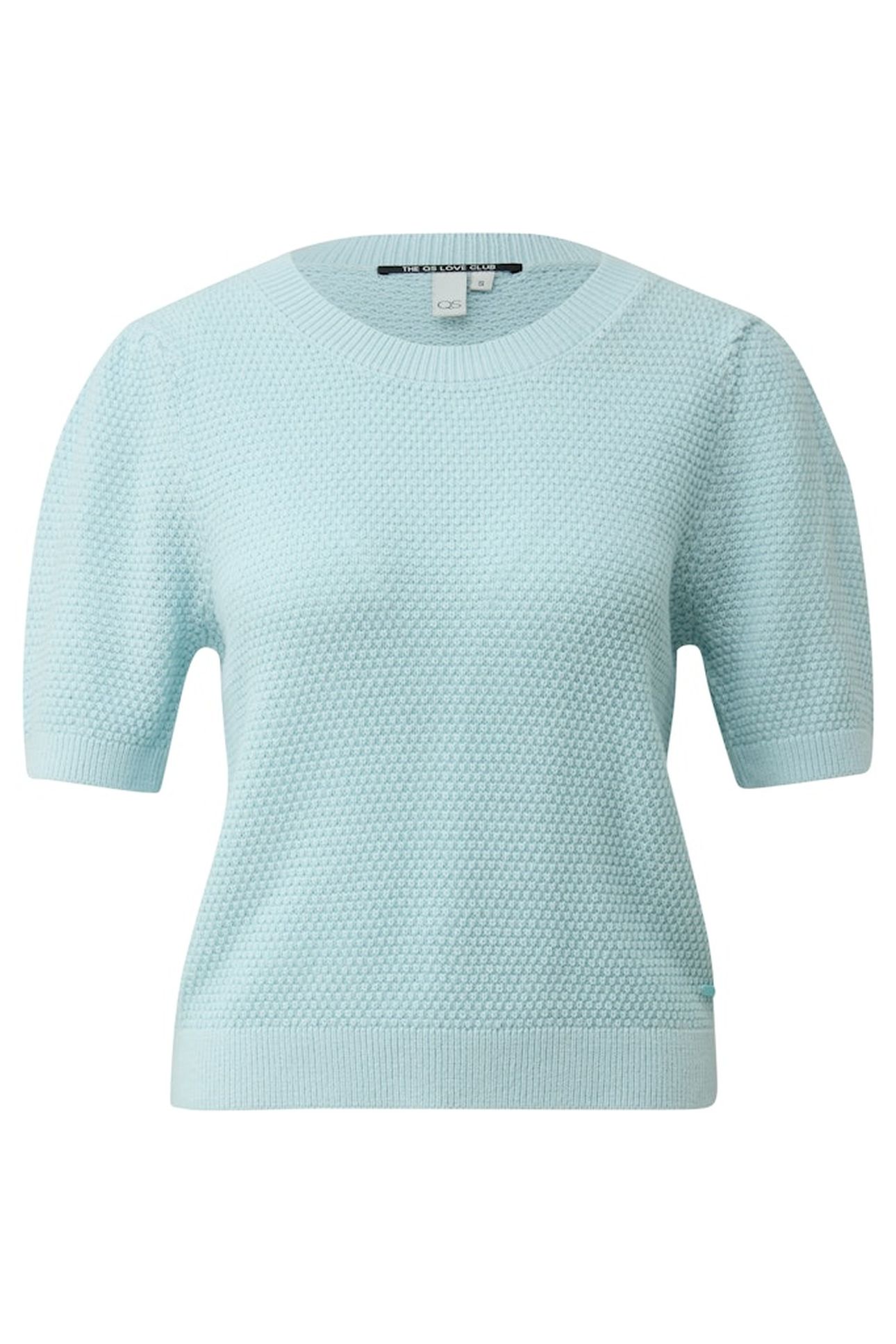 S.OLIVER-QS PULLOVER SHORTSLEEVE BLUE 7
