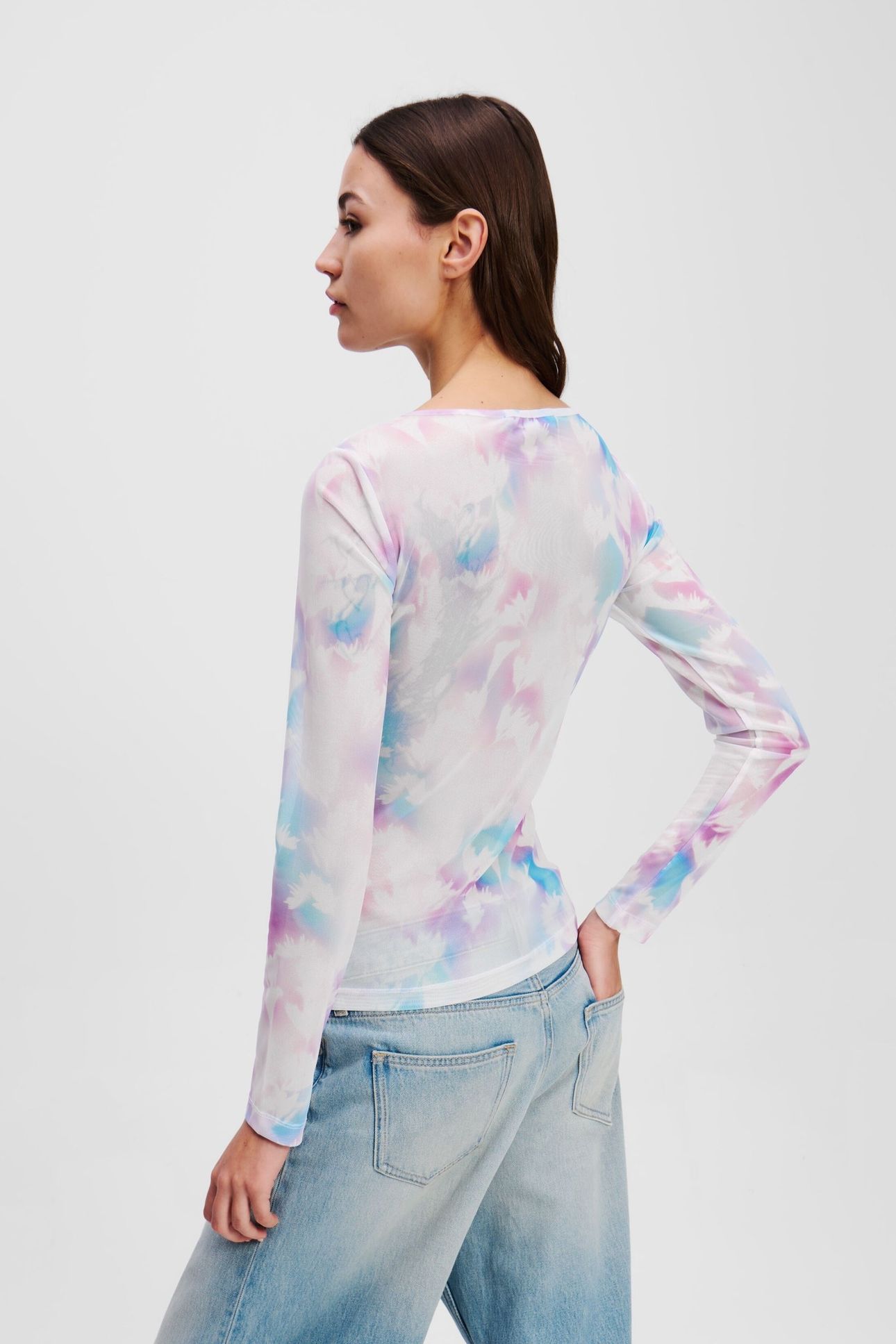 MESH TOP FLORAL WHITE 2