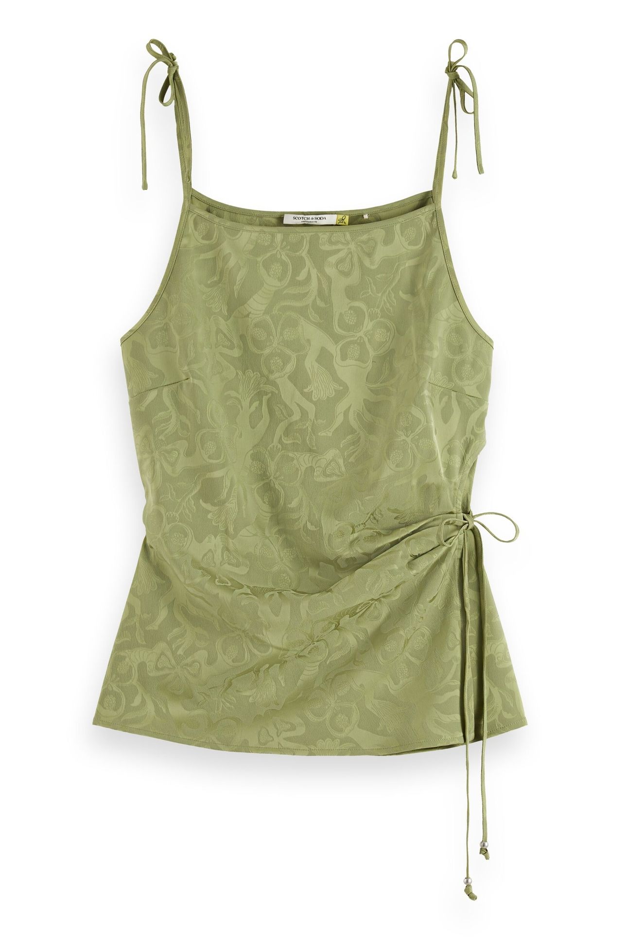 DRAPED WRAP TANK OIL GREEN 3