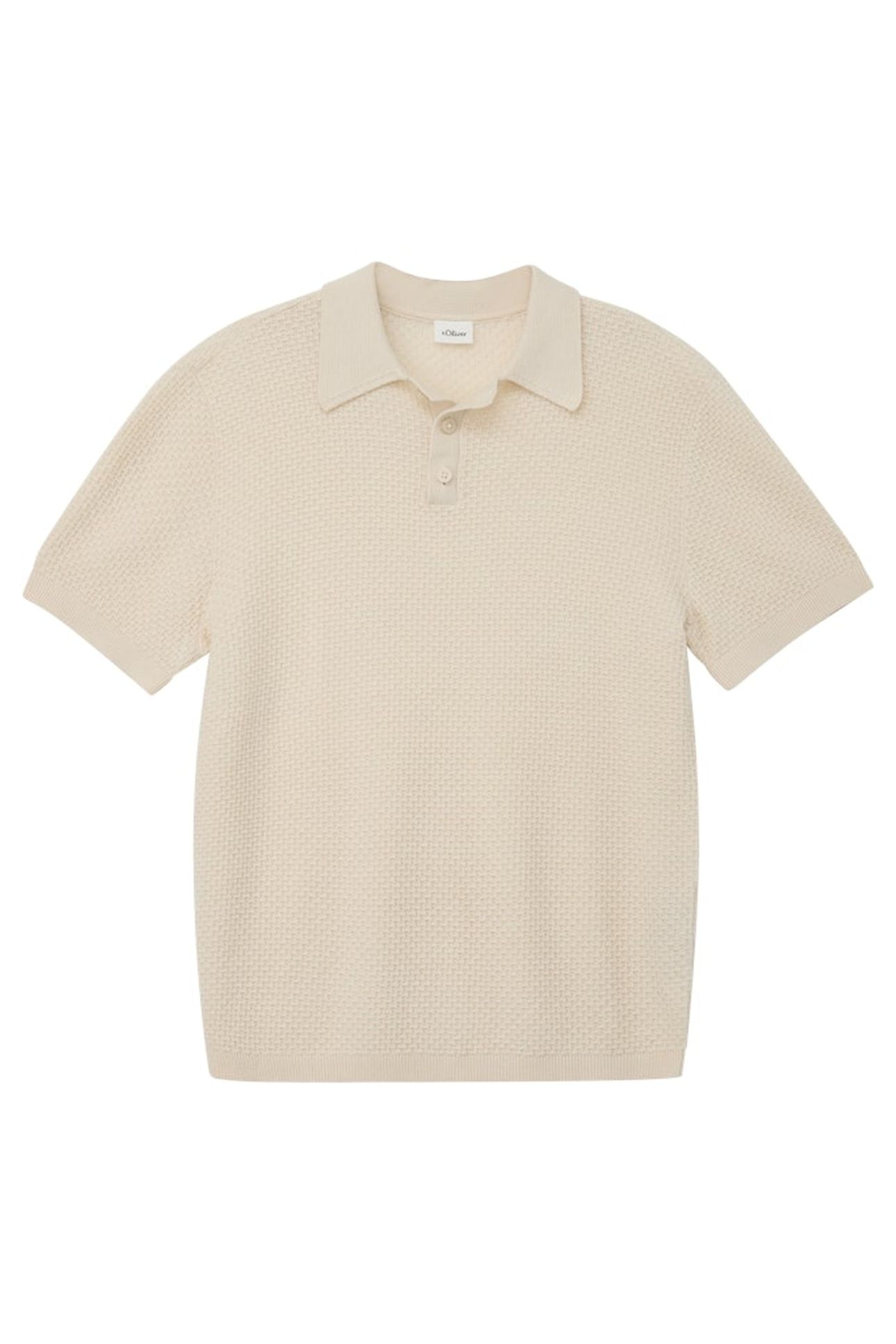 S.OLIVER PULLOVER SHORTSLEEVE GREY/BLACK 1