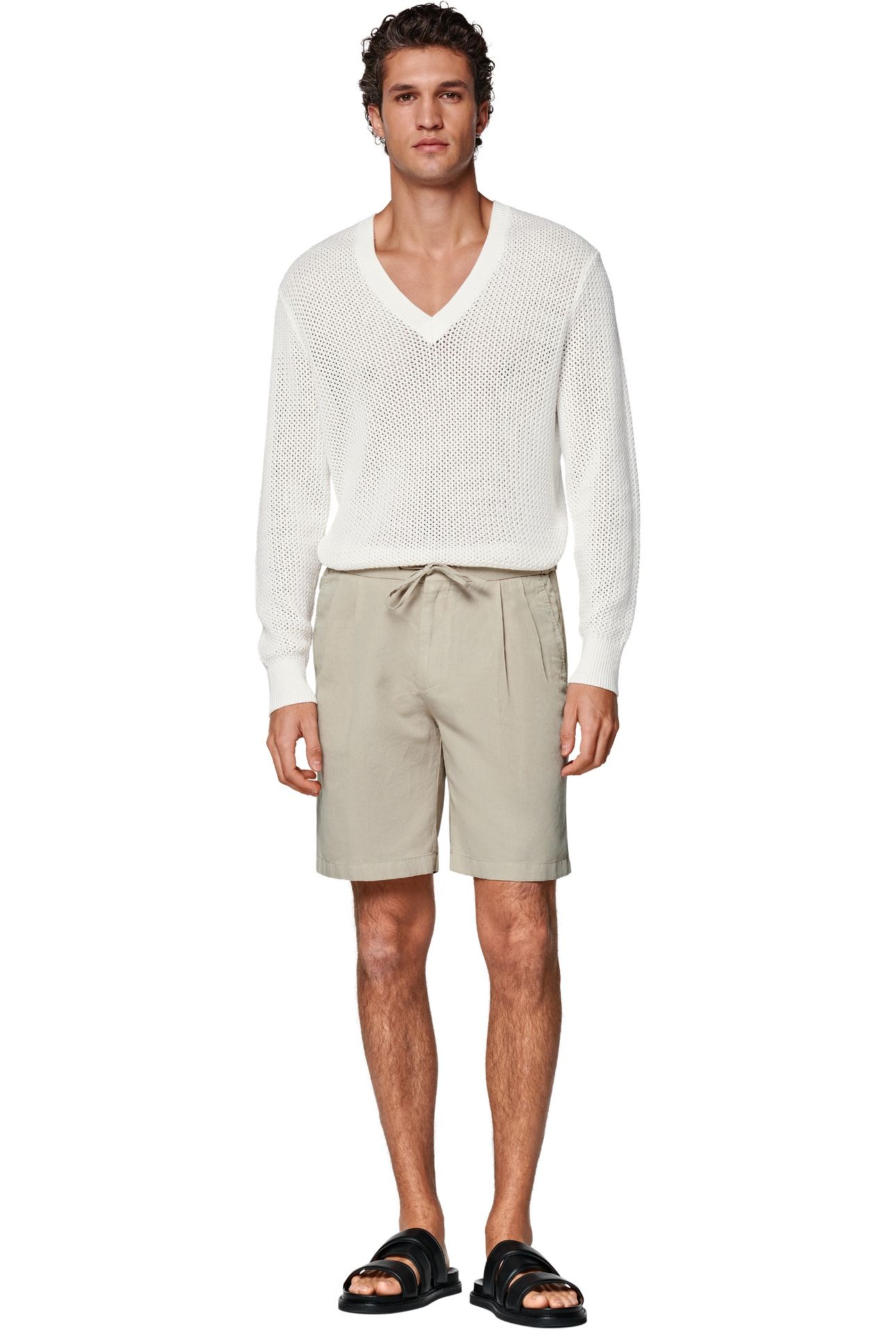 AVEIRO SHORTS LIGHT BROWN CHINO, DENIM AND SHORTS 3