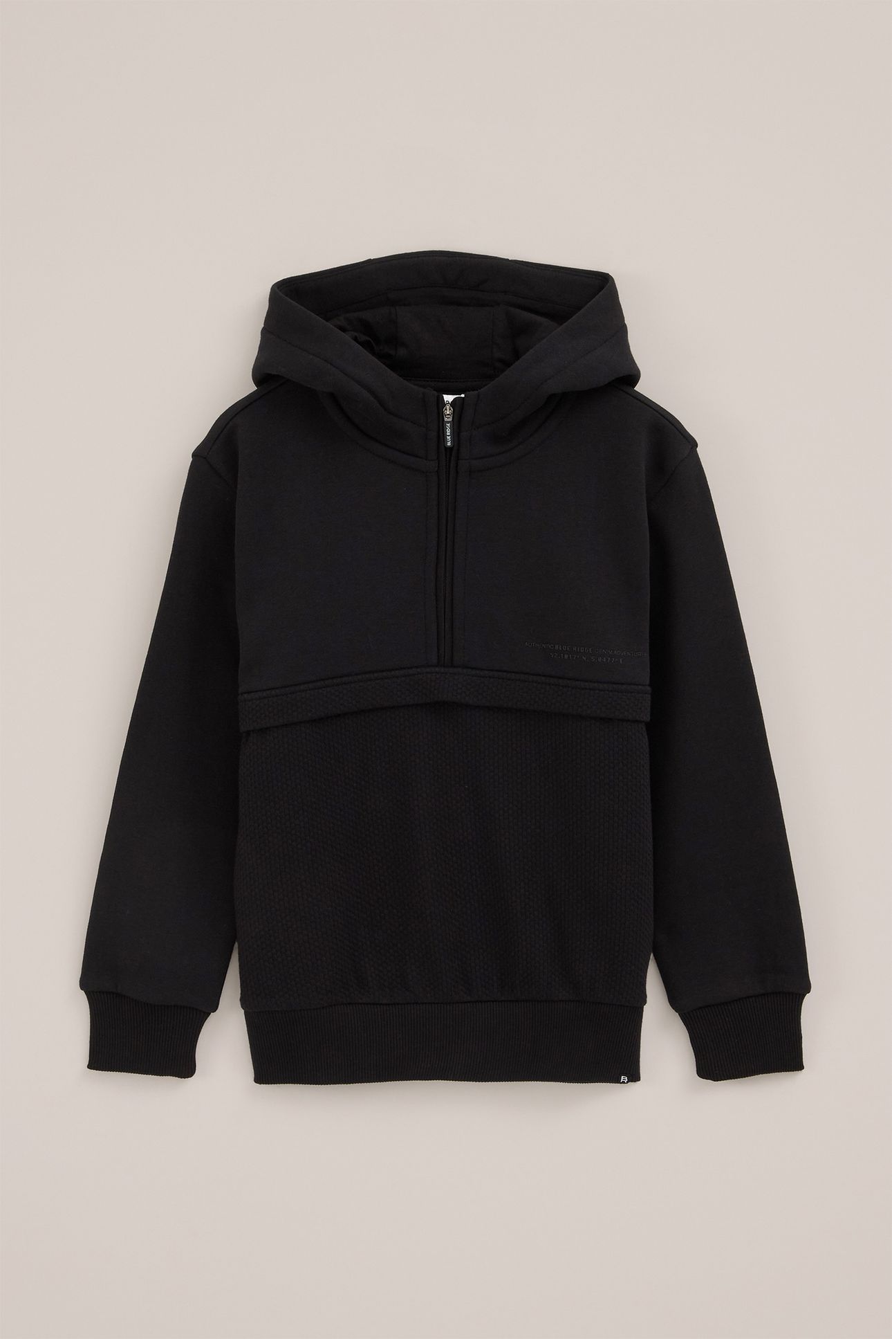 HALFWAY ZIPPER BLACK 3