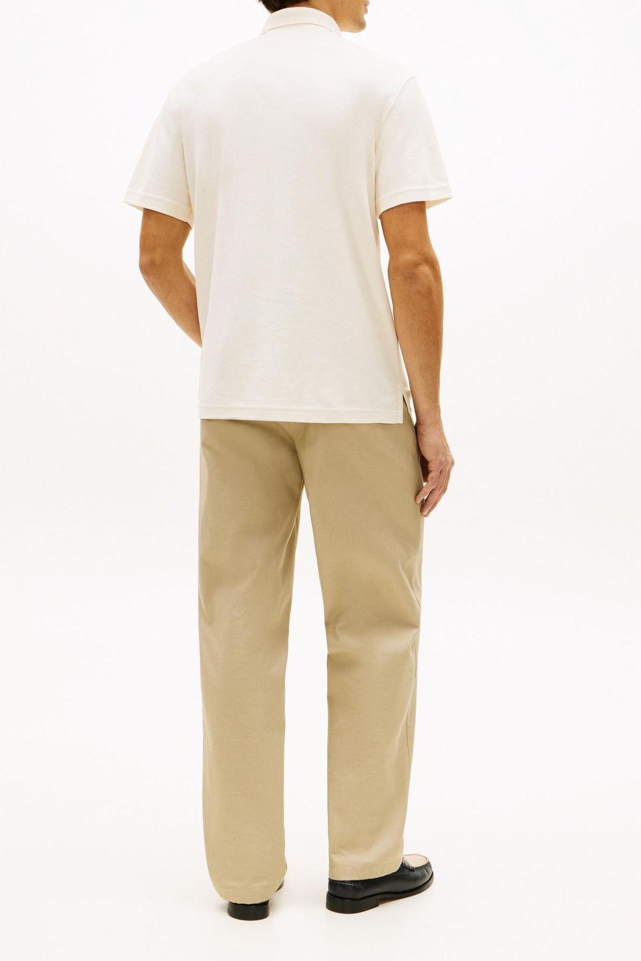 KNITTED COLLAR CLASSIC POLO IVORY PETAL 3