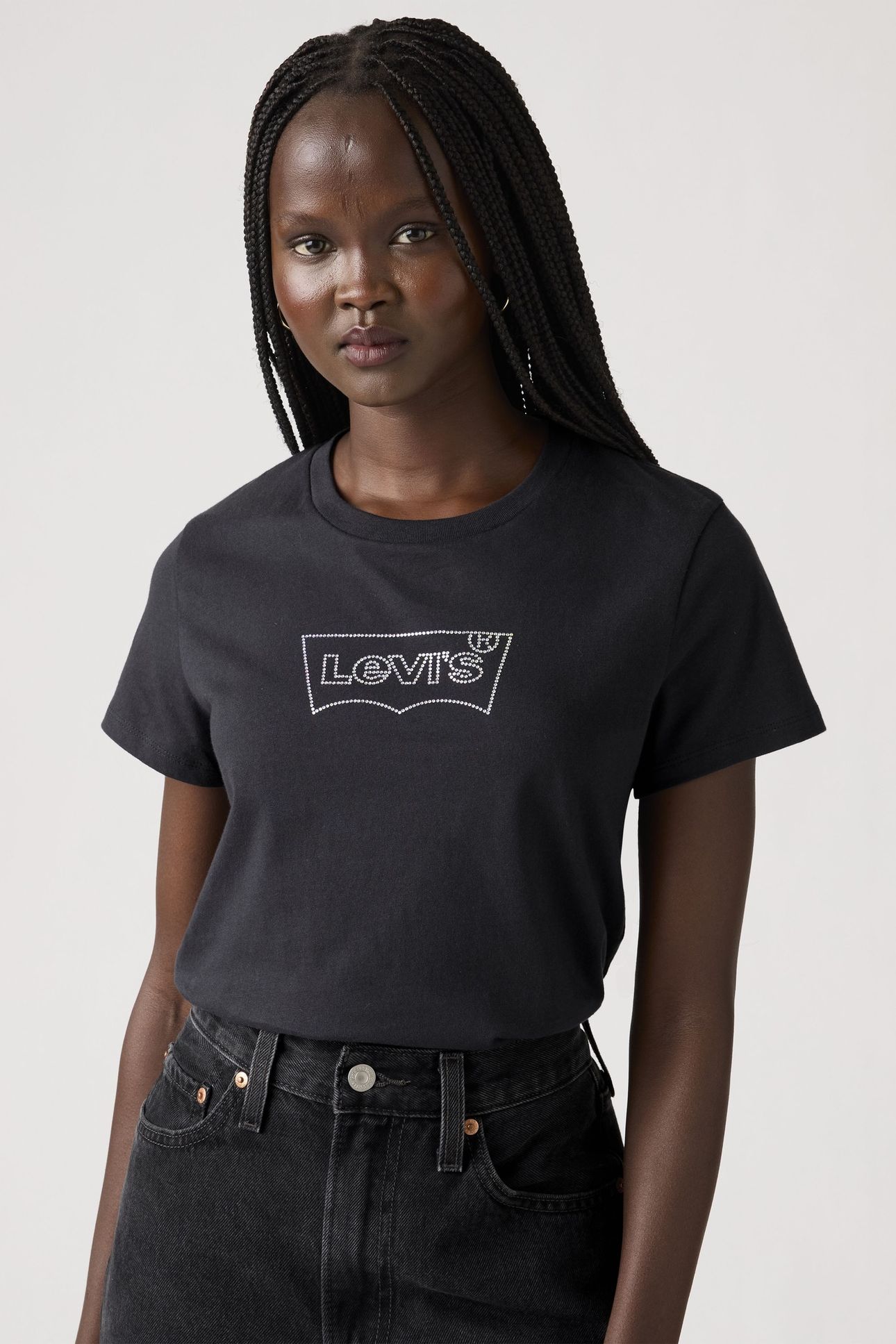 RHINESTONE PERFECT TEE 1