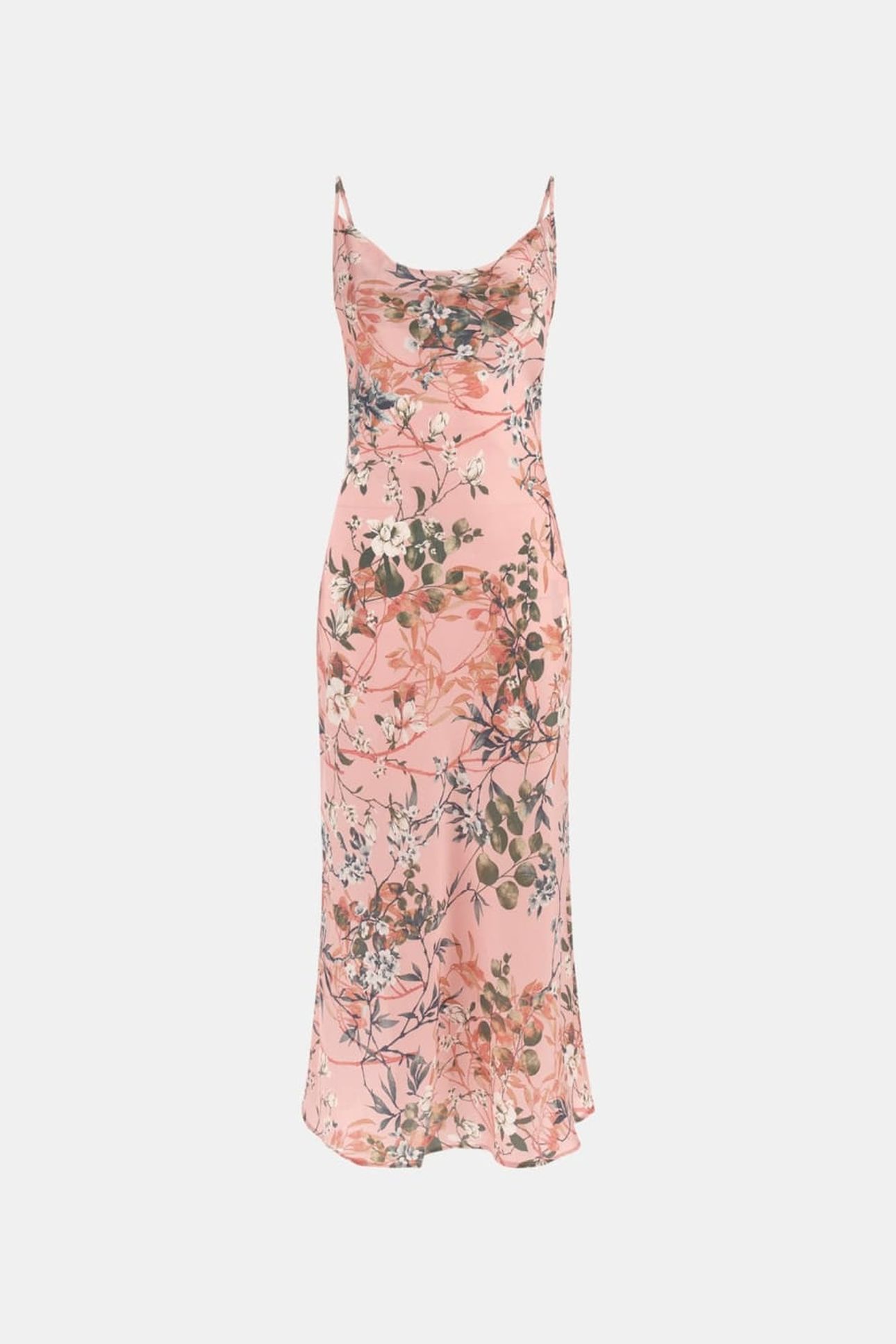 GUESS ECO AKILINA DRESS EUCALYPTUS FLORAL PR 1