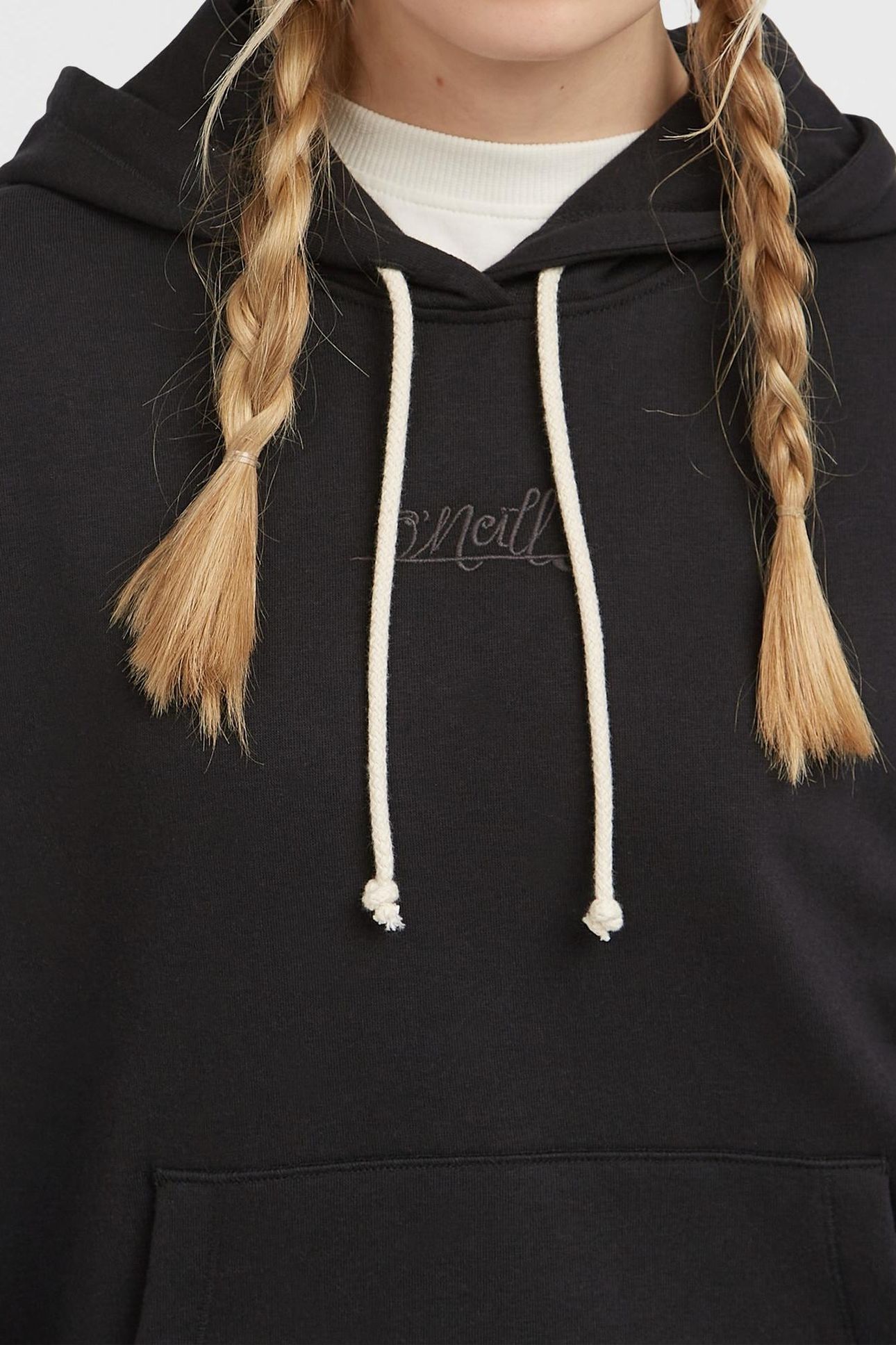 ESSENTIALS O'NEILL SCRIPT HOODIE BLACK OUT 7