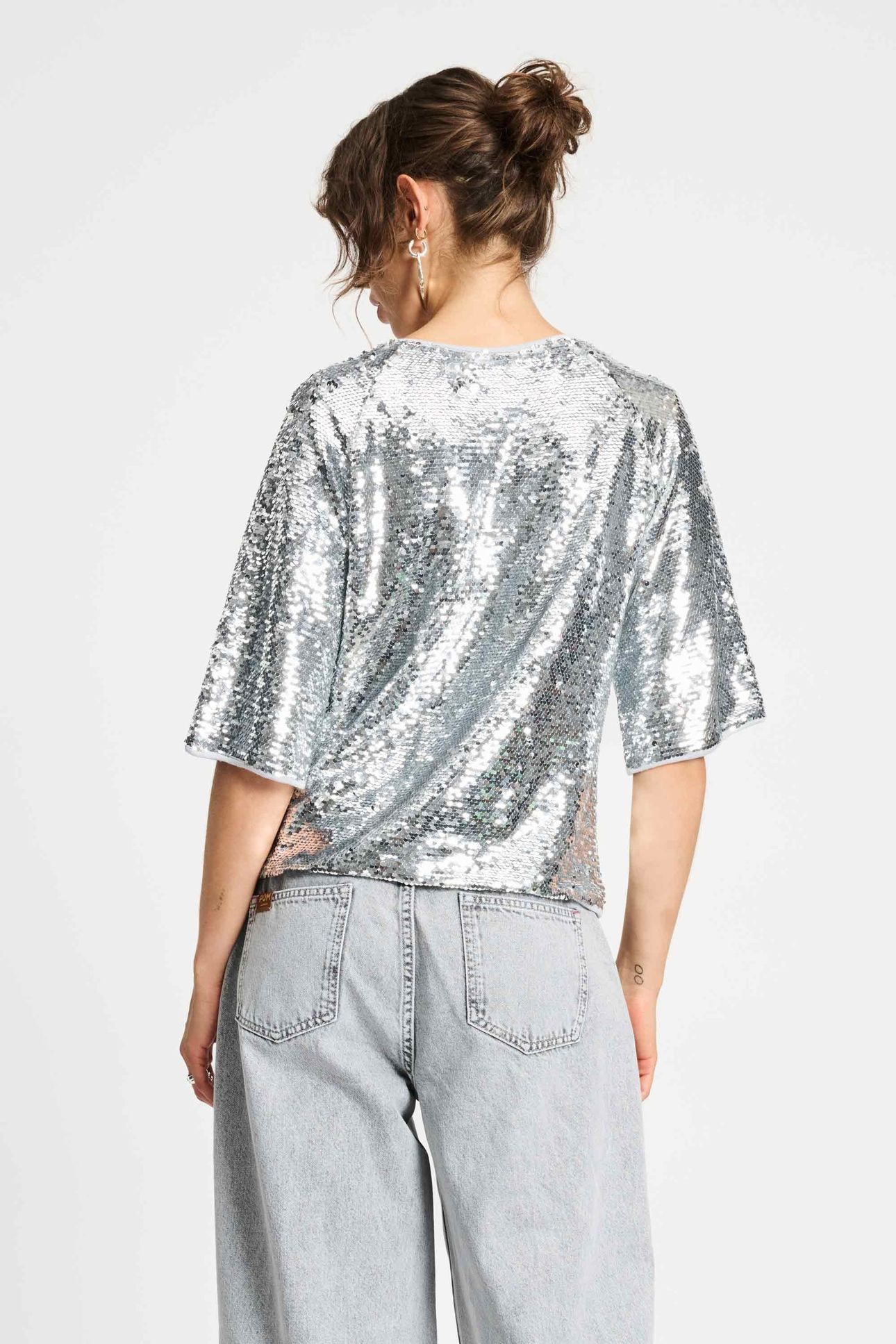 TOP - SEQUINS SILVER 4