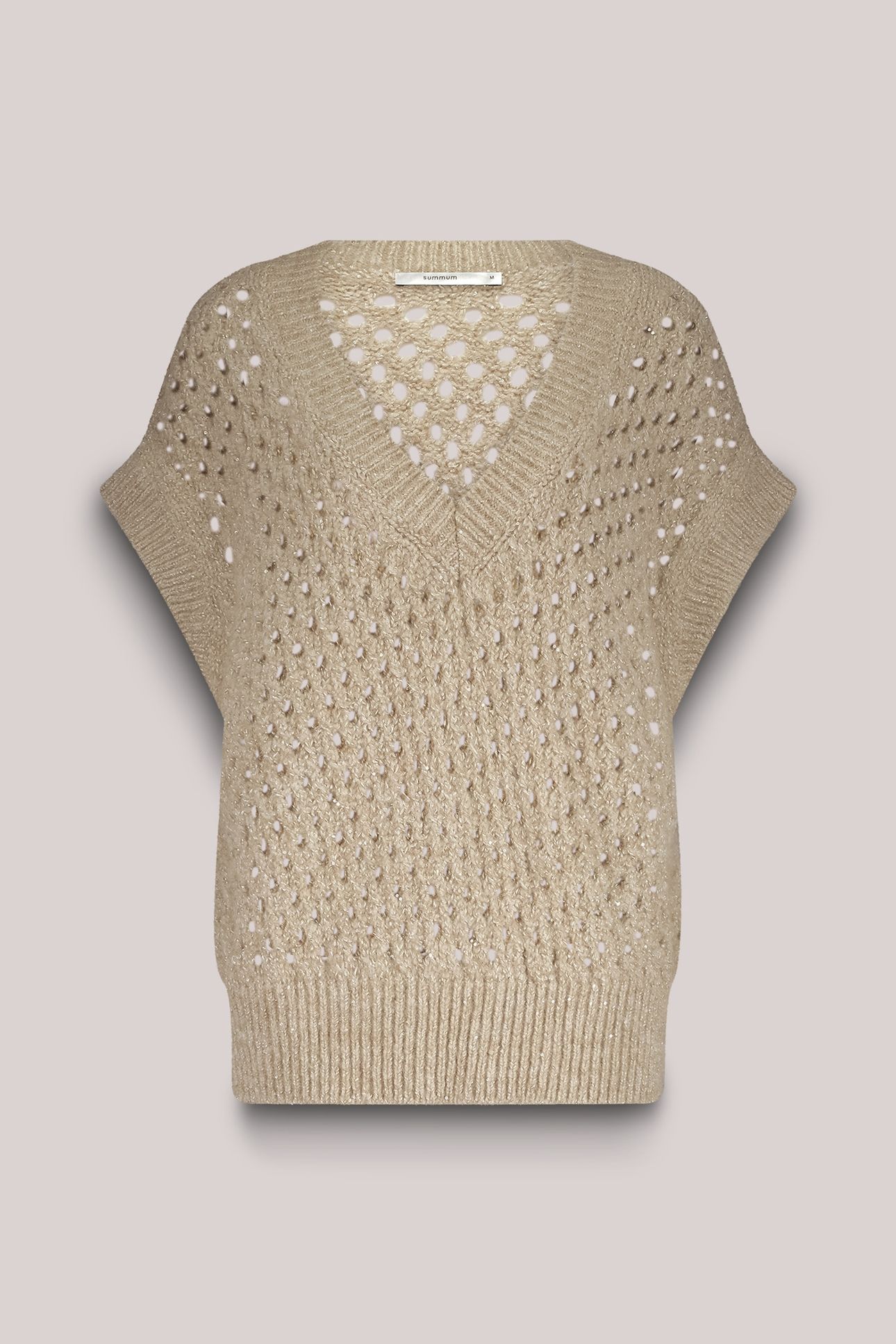 OVERSIZED SPENCER SEQUIN MOHAIR BLEND KNIT ALPACA 4