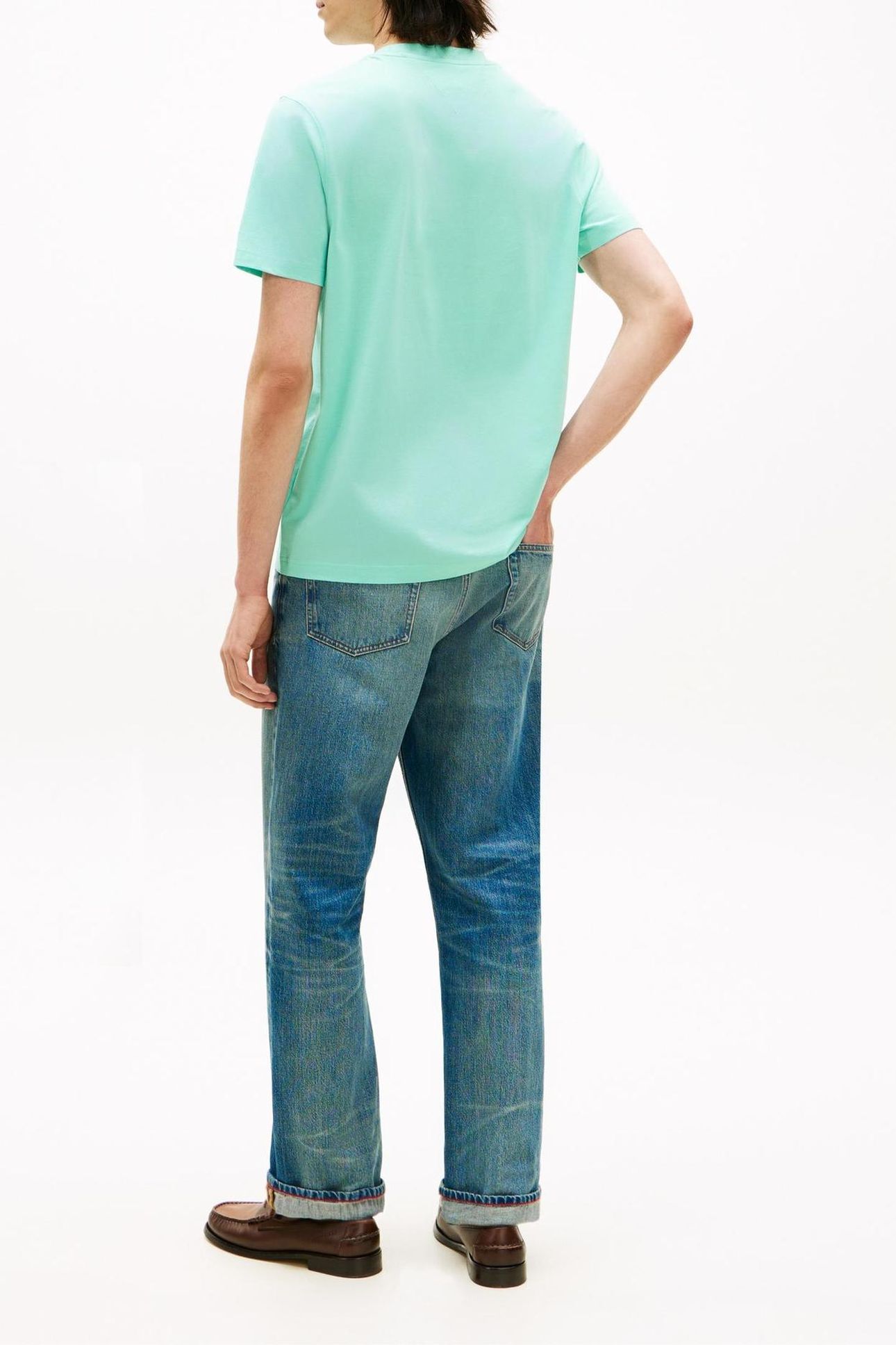 SCRIPT MONOGRAM T-SHIRT ARCTIC AQUA 3