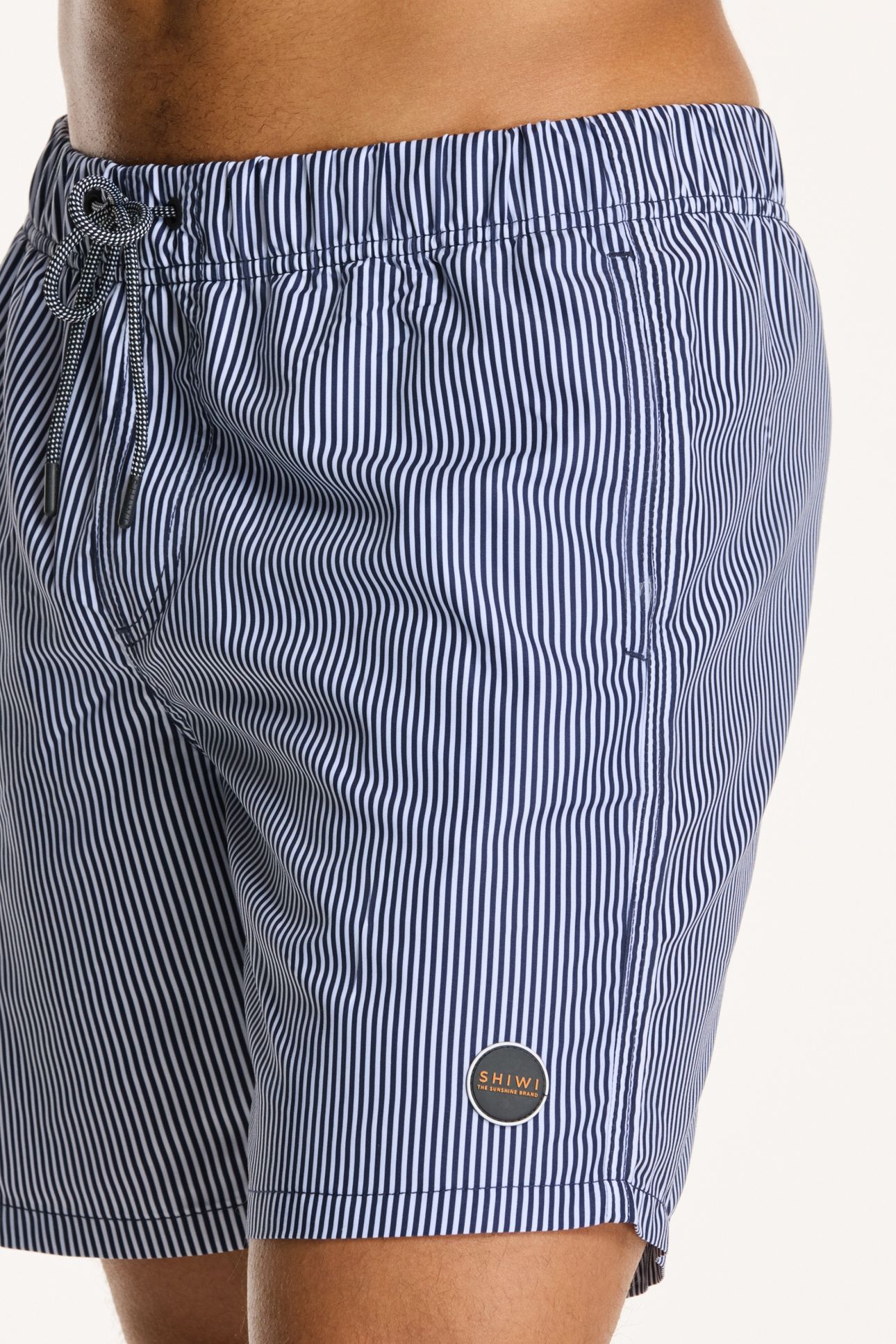 SWIM SHORTS SKINNY STRIPE DARK NAVY 7