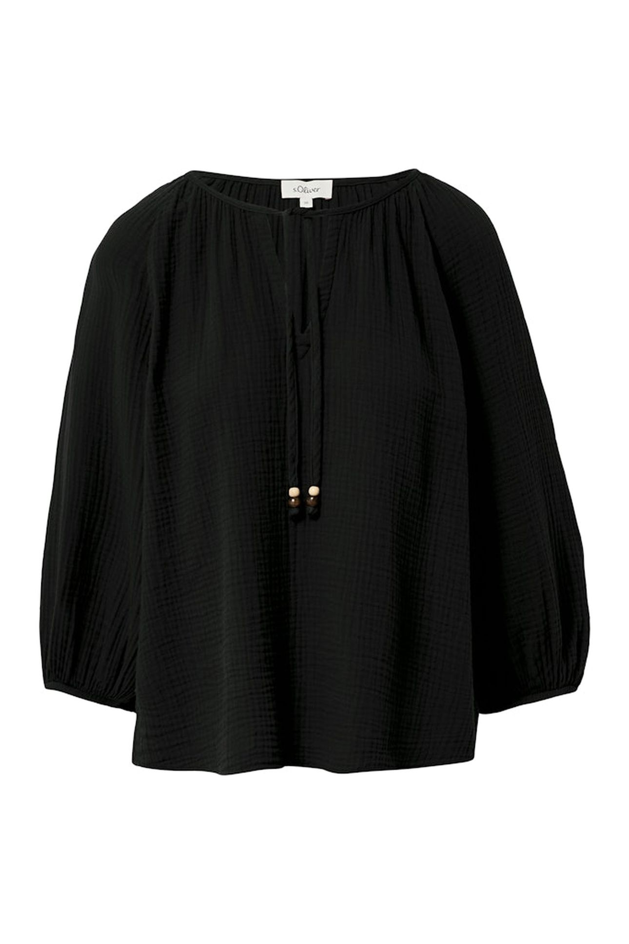 S.OLIVER BLOUSES BLACK 4