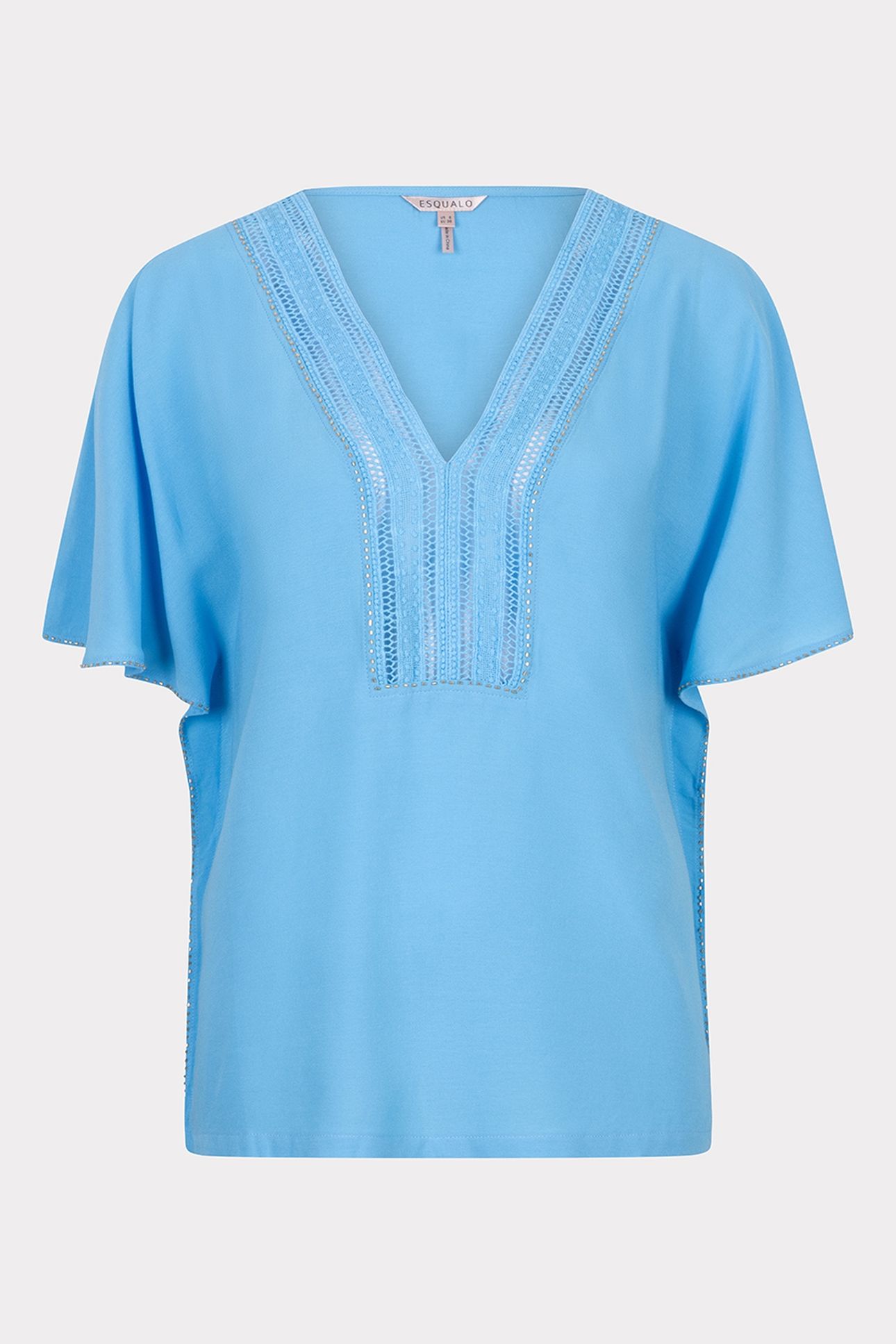BLOUSE EMBELLISHED BLUE 4