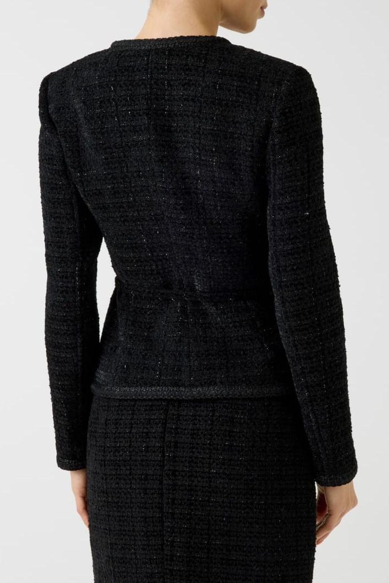SUE BELTED BLAZER JET BLACK A996 6