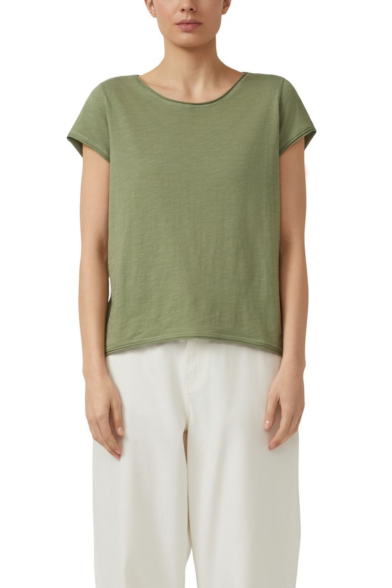 S.OLIVER T-SHIRTS DARK GREEN 1