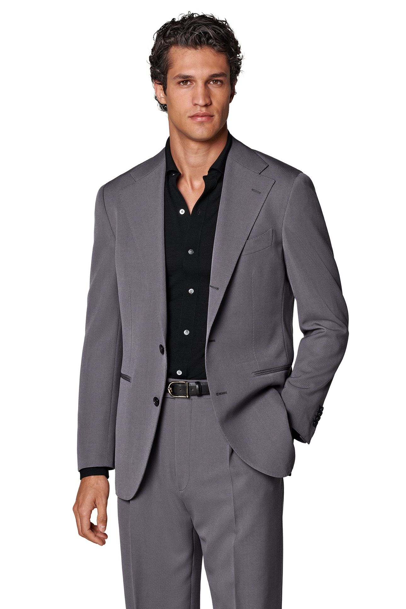 ROMA PURE WOOL NESTED SUITS MID GREY 2