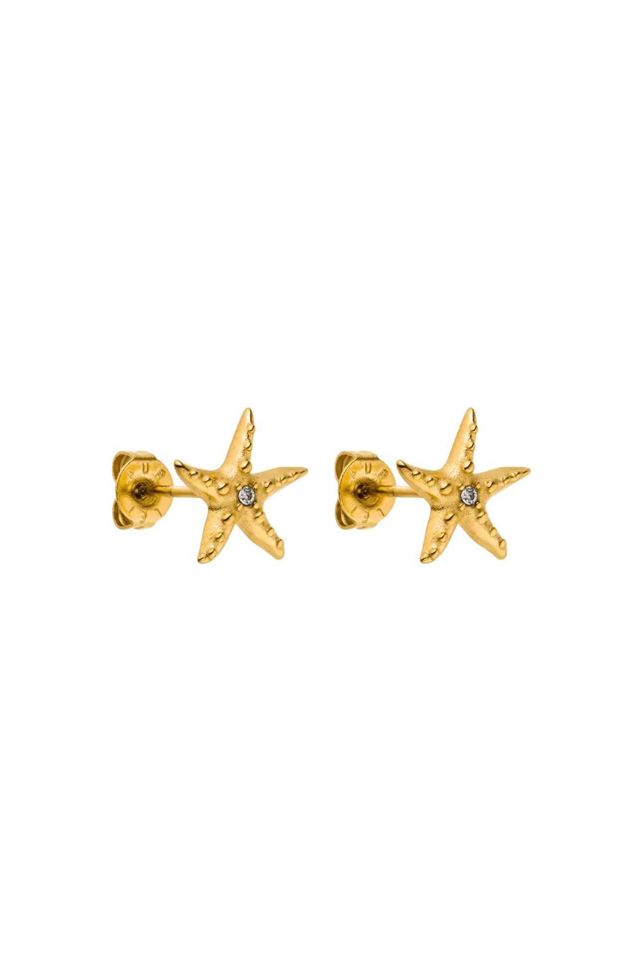 ALOHA STARFISH OHRRINGE GOLD 2
