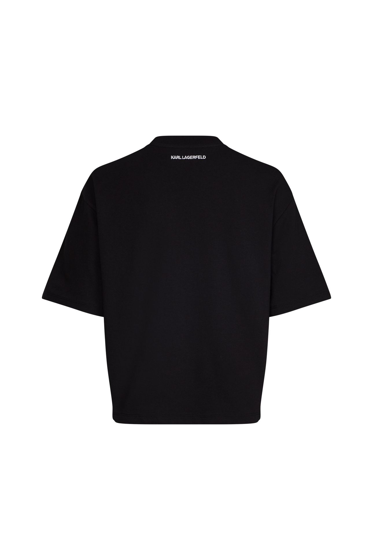 KARL SIGNATURE HEM T-SHIRT BLACK 2