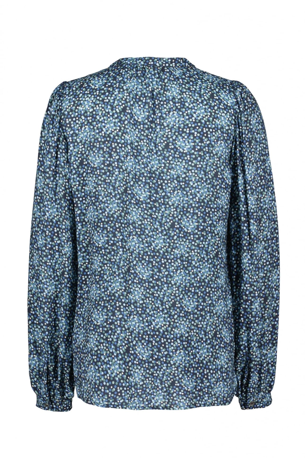 BLOUSE TYLA DARK BLUE FUJI XS PRINT 9