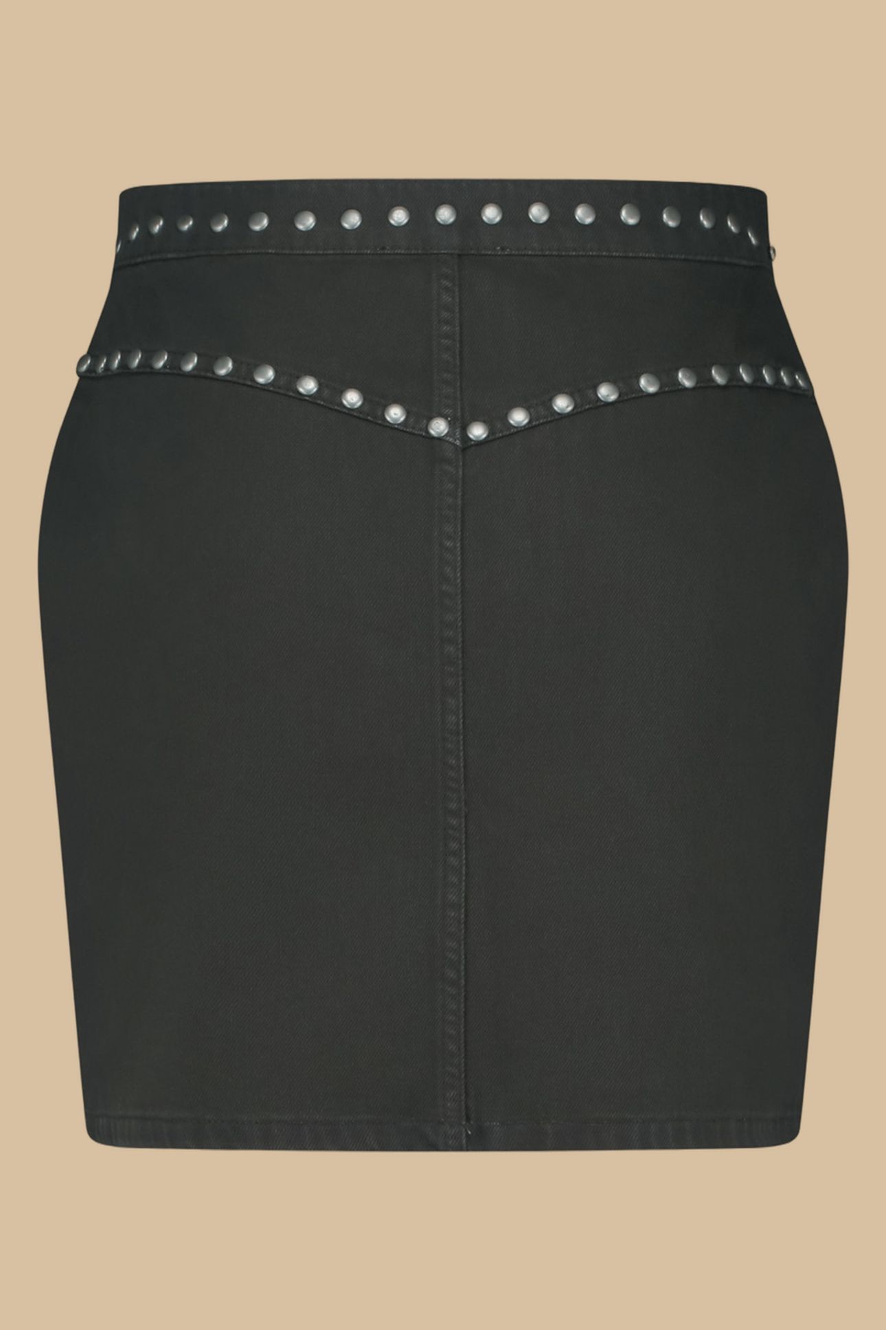 COCO SKIRT WASHED NERO 2