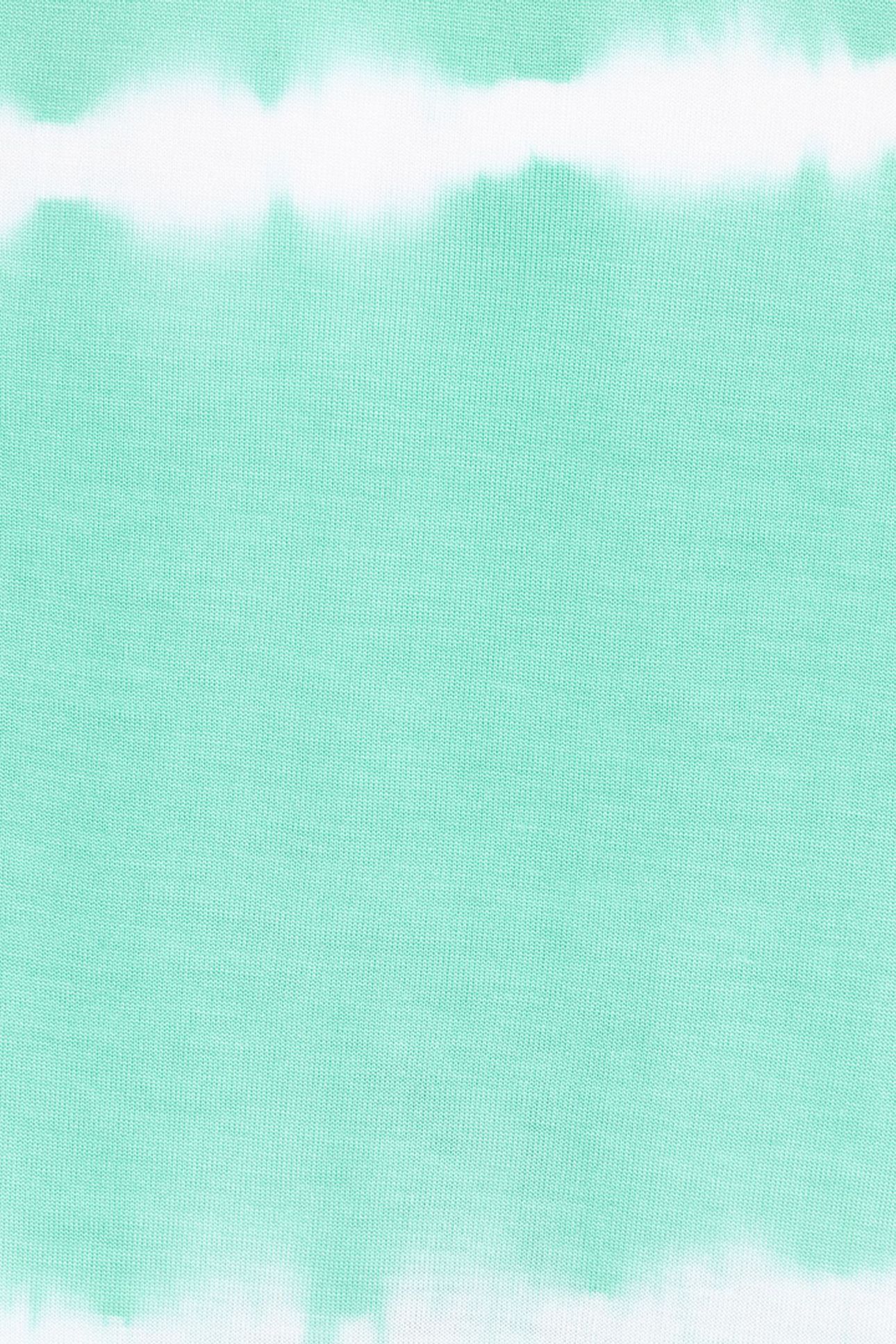 DRESS LONG SPLIT TIE DYE GREEN 6