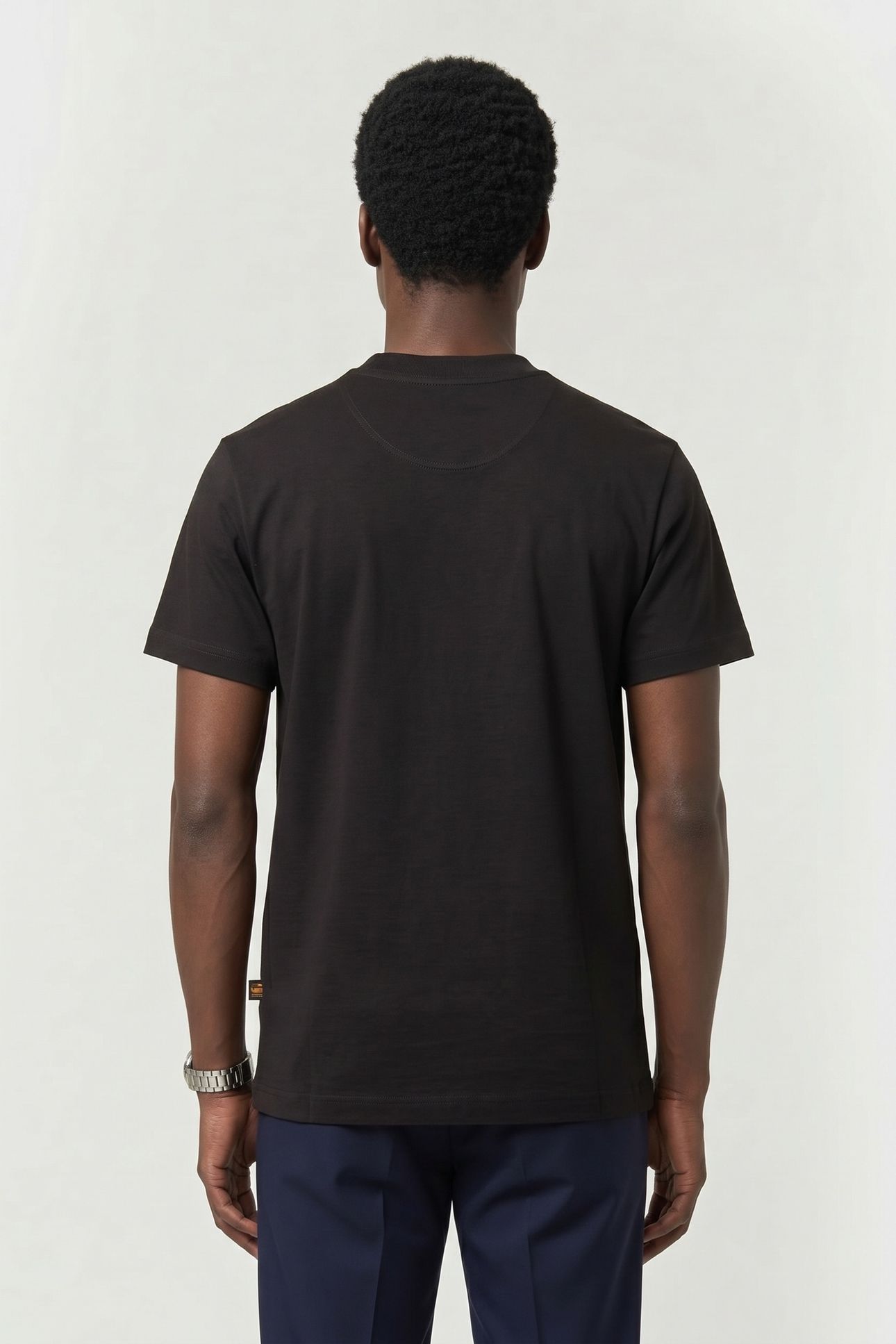 CHEST LOGO R T S\S DK BLACK 4