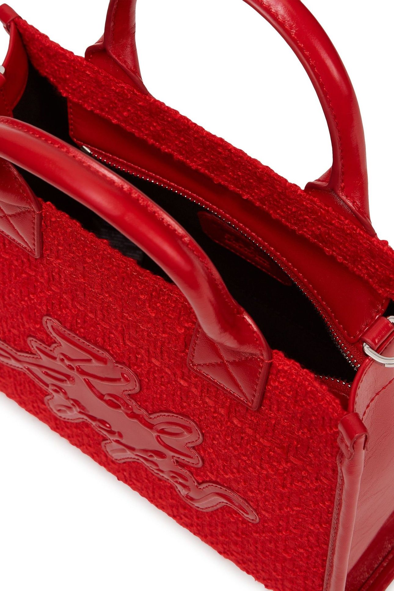 K/SHOPPER TEXT SMALL TOTE KLASSIC RED 3