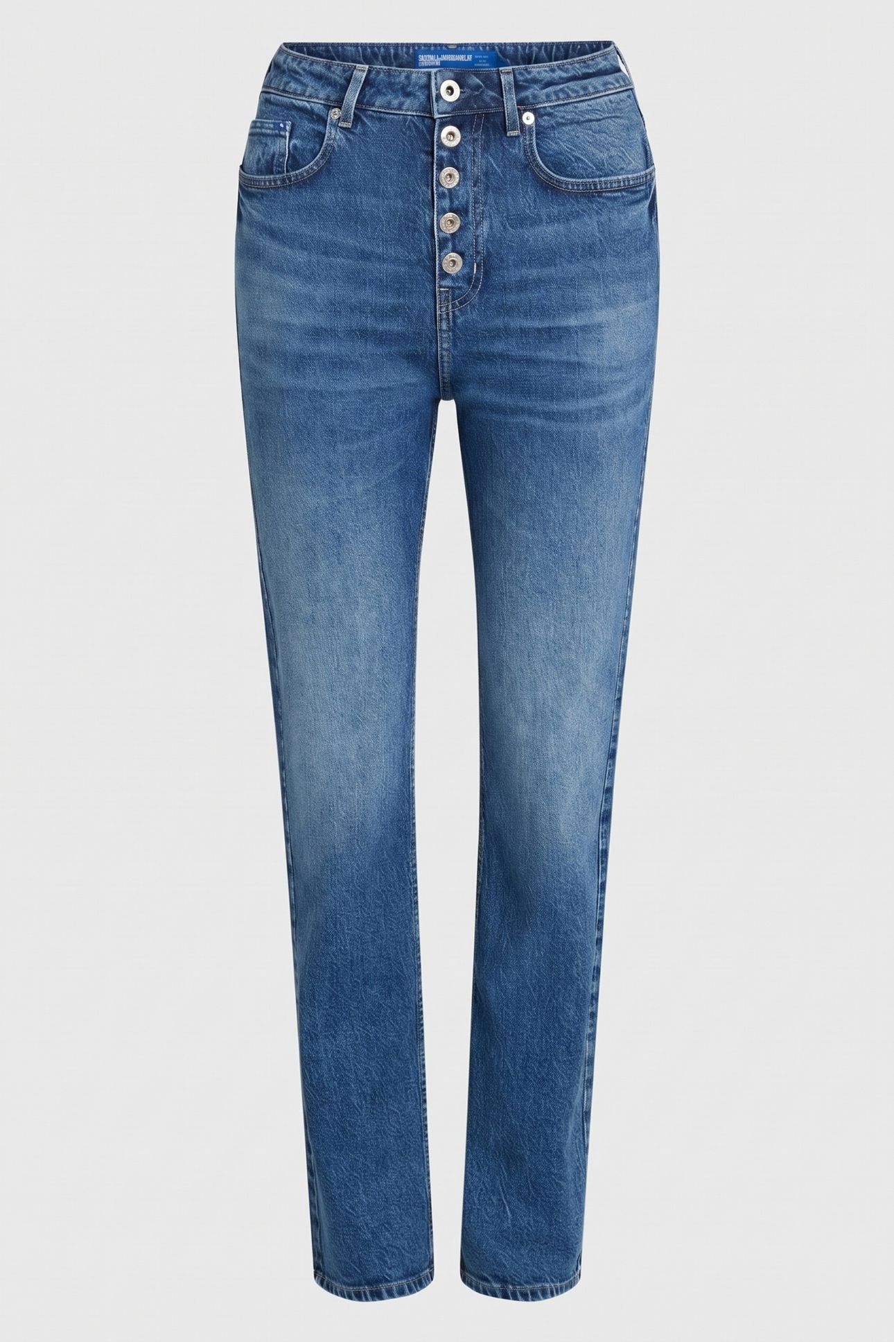 STRAIGHT SHANK DENIM DARK WASHED BLUE 3