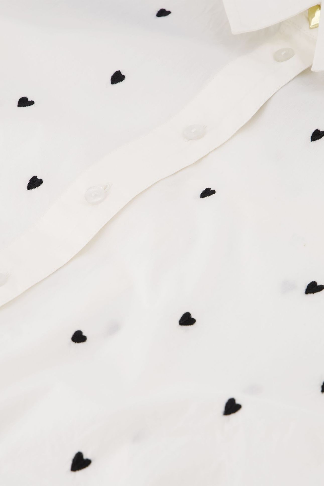 DINA BLOUSE COSY WHITE/BLACK 5