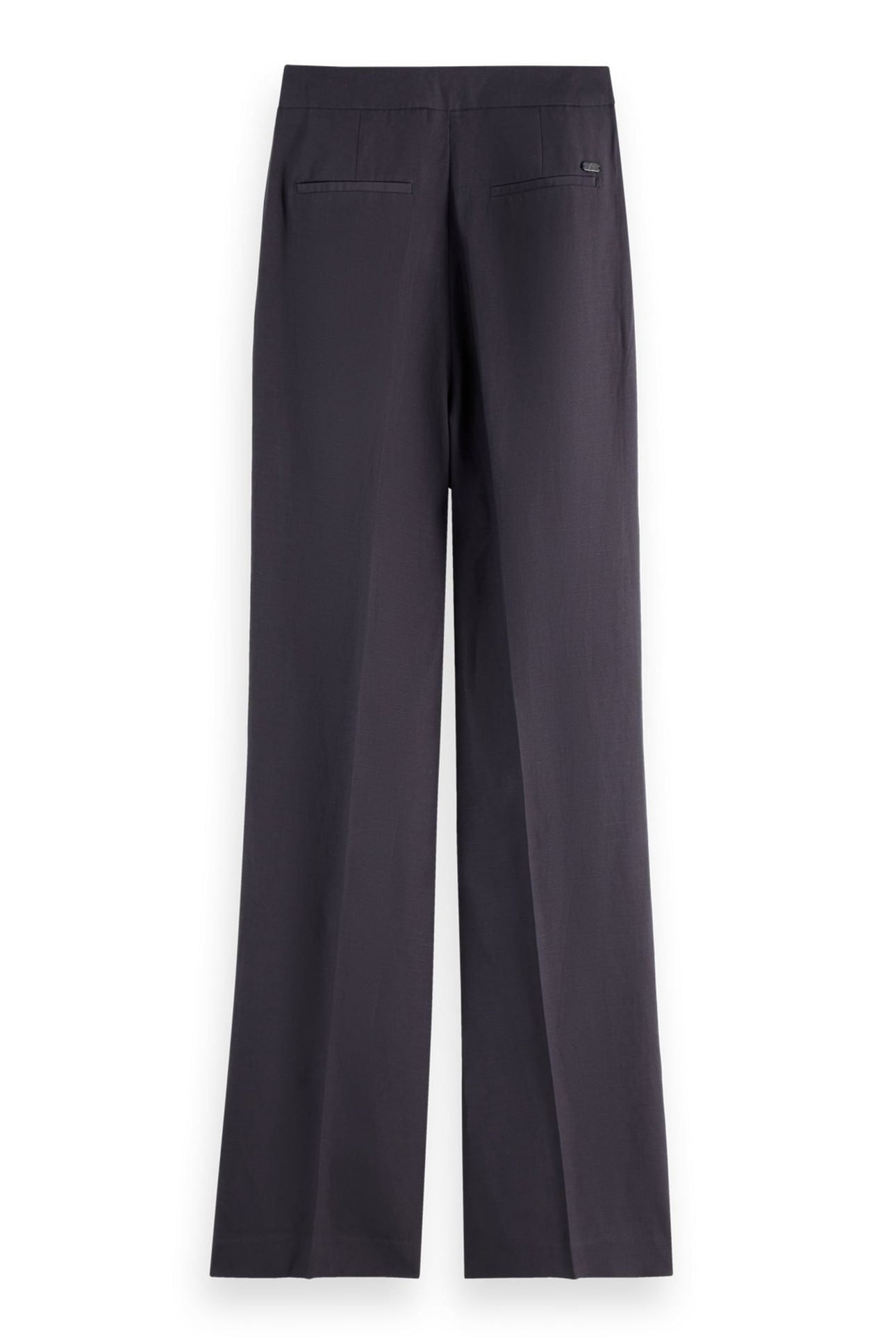 EDIE - HIGH RISE WIDE LEG DRAPEY PANT CHARCOAL ART 5