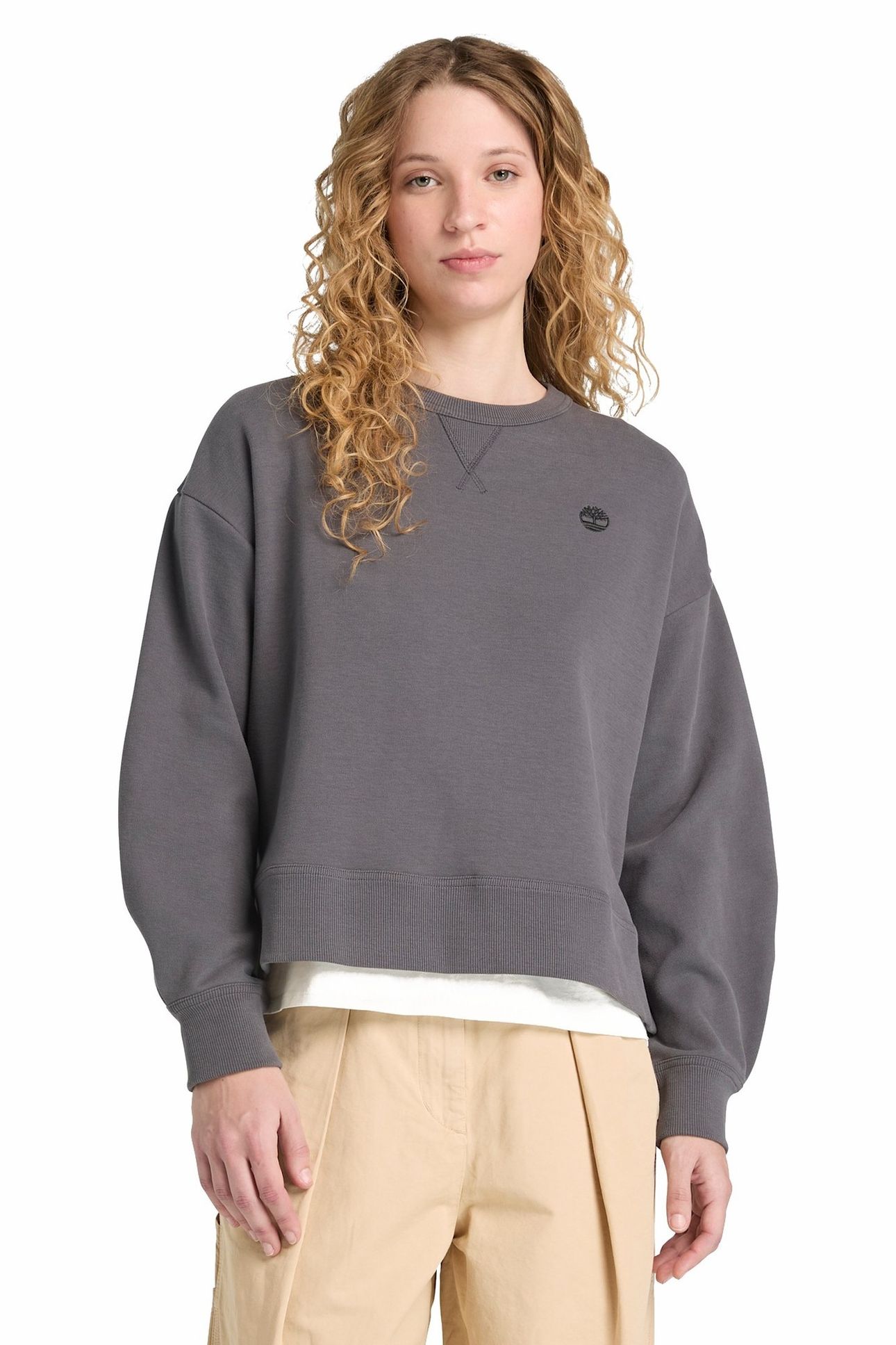 LUSH CREW SWEATSHIRT DARK GREY 2