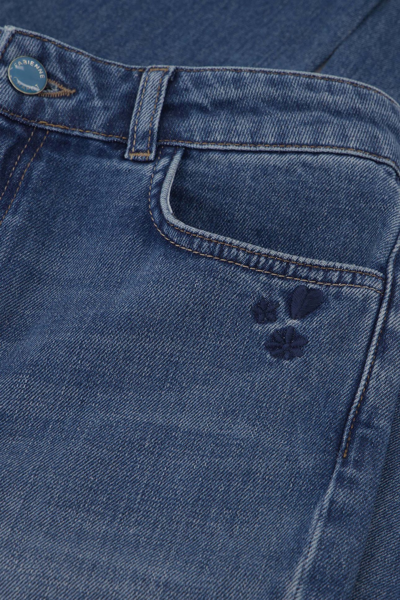 THEA WIDE LEG JEANS CORNFLOWER BLUE 6