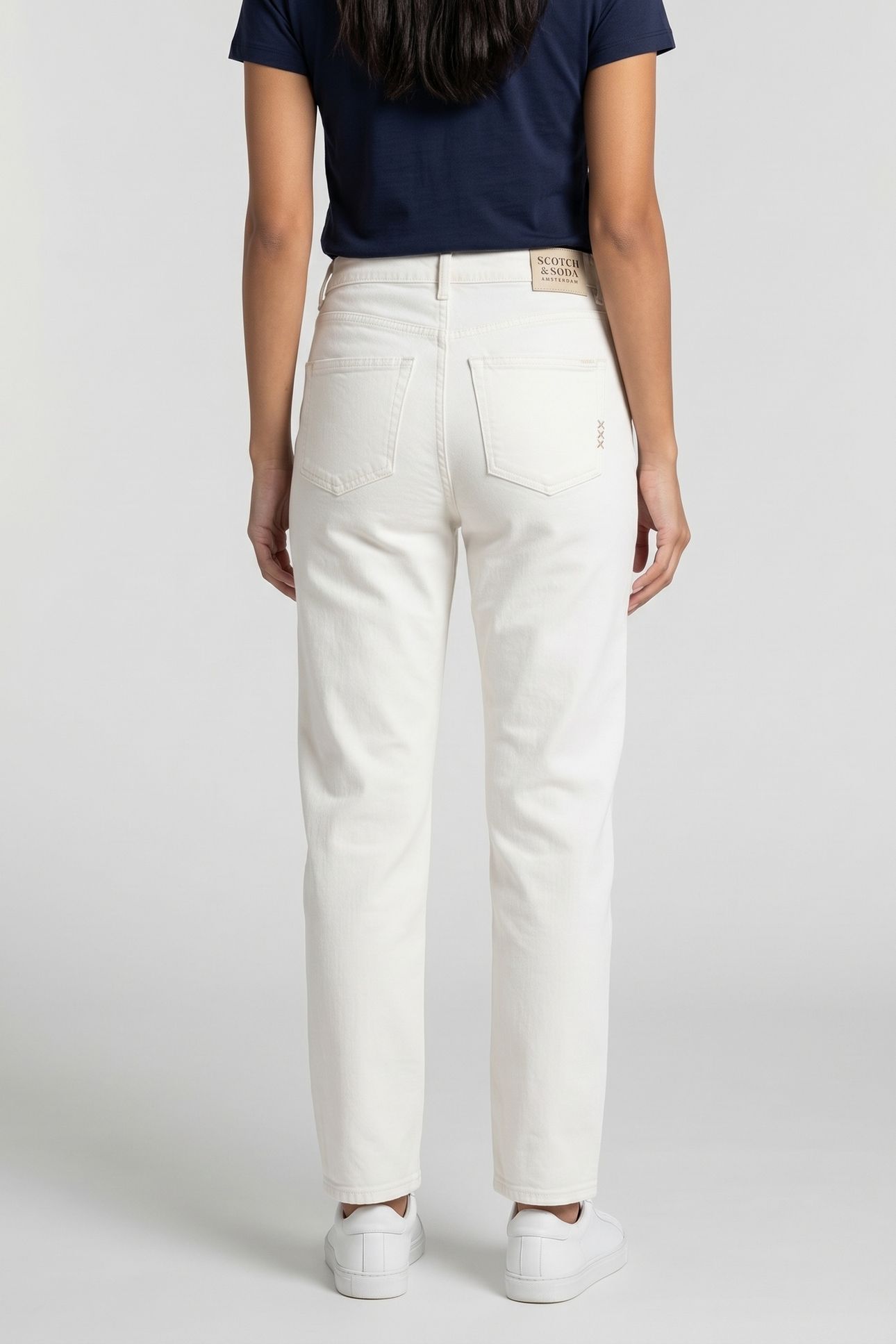 THE SKY STRAIGHT JEANS - COOL WHITE COOL WHITE 2