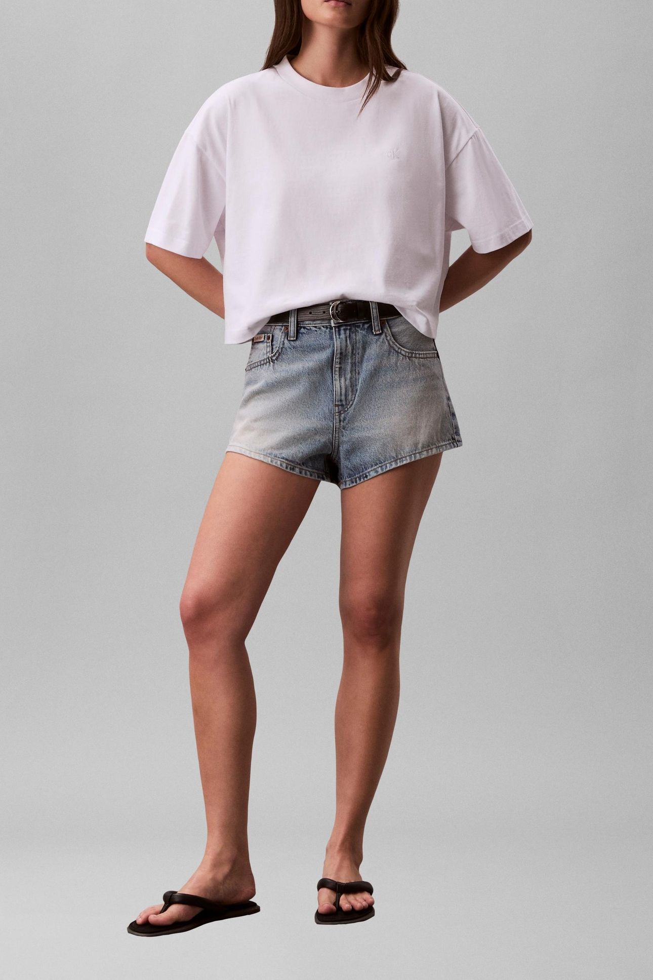 SS CROPPED BOXY TEE BRIGHT WHITE 3