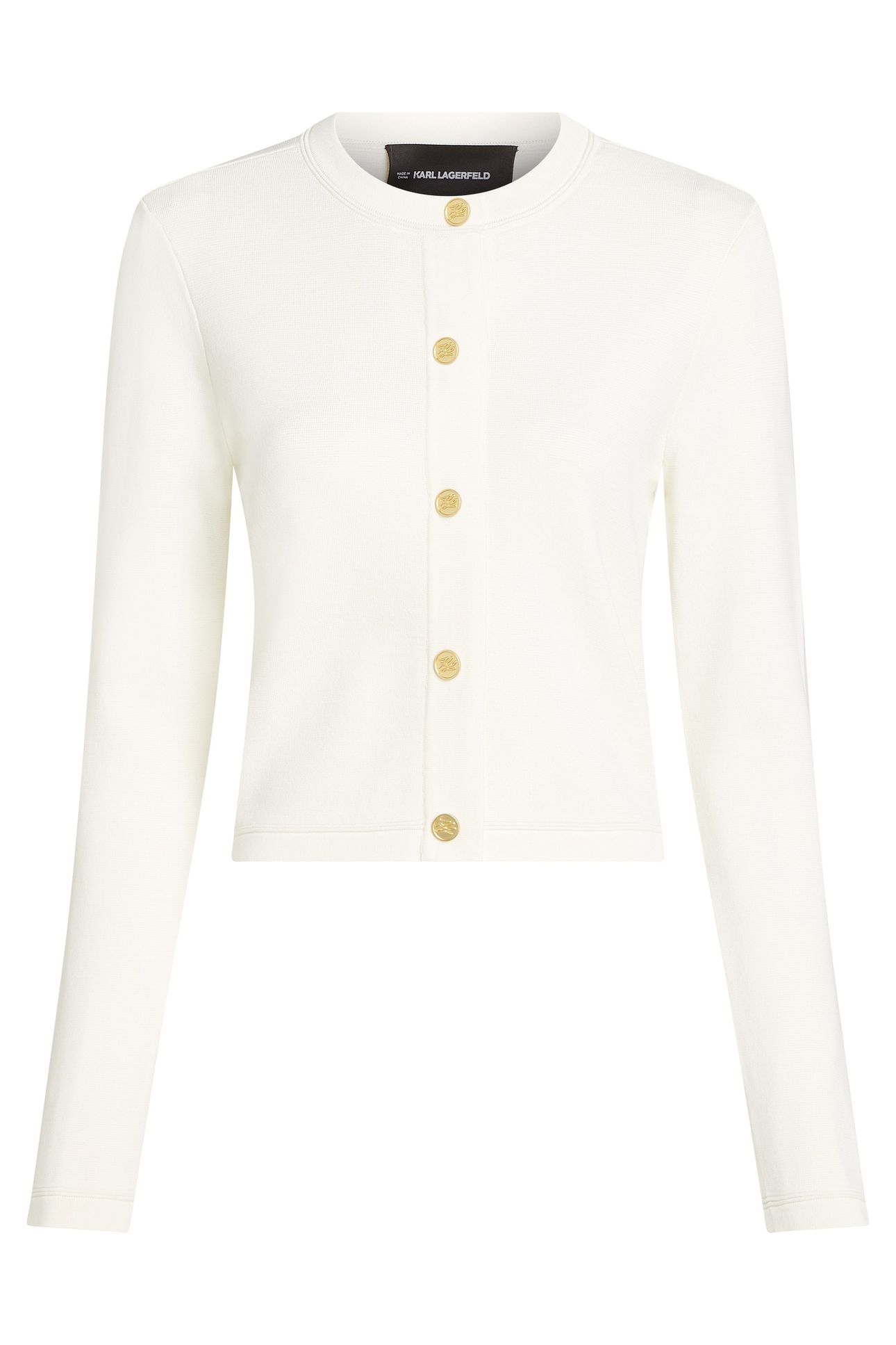 BUTTON CARDIGAN WHITE 5