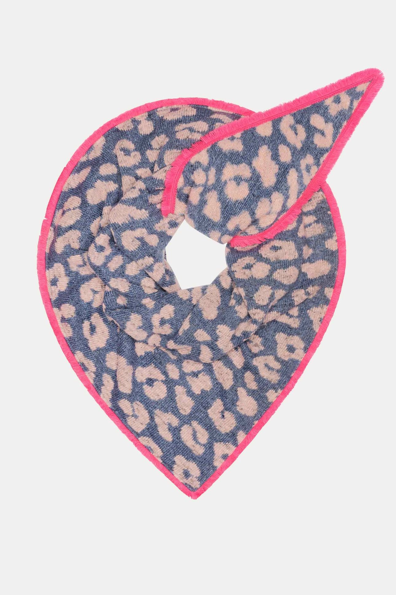 SHAWL - LEOPARD GREY 3