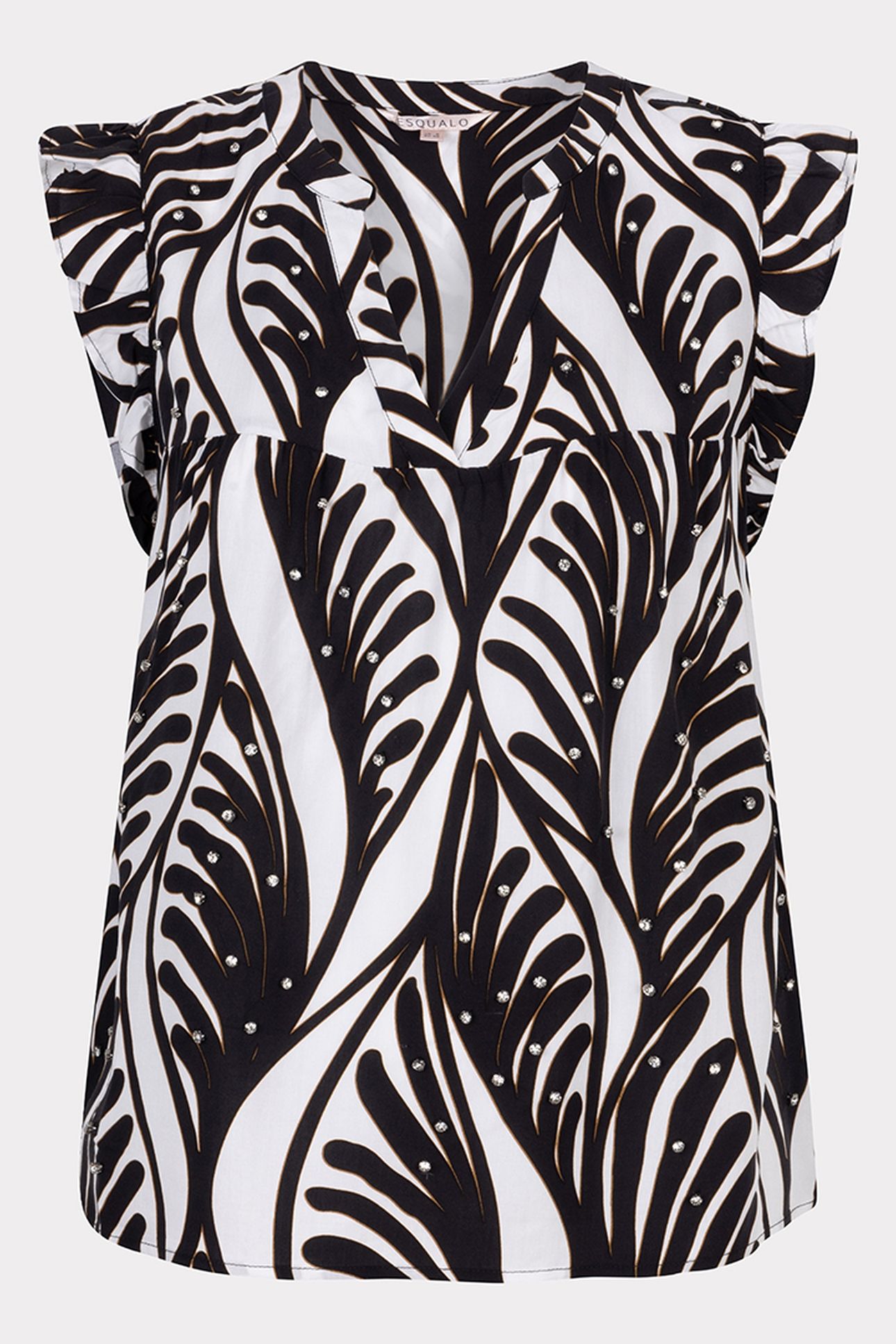 BLOUSE SLV/LSS SUMMER VIBES PRINT 4