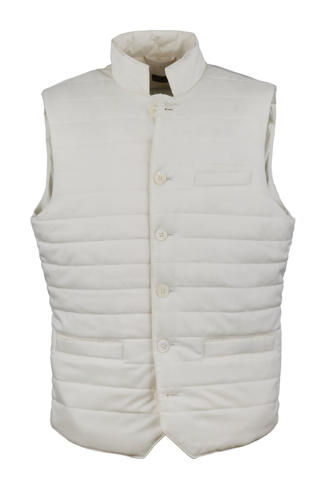 DRESSED MID LAYER GILET OFFWHITE 1