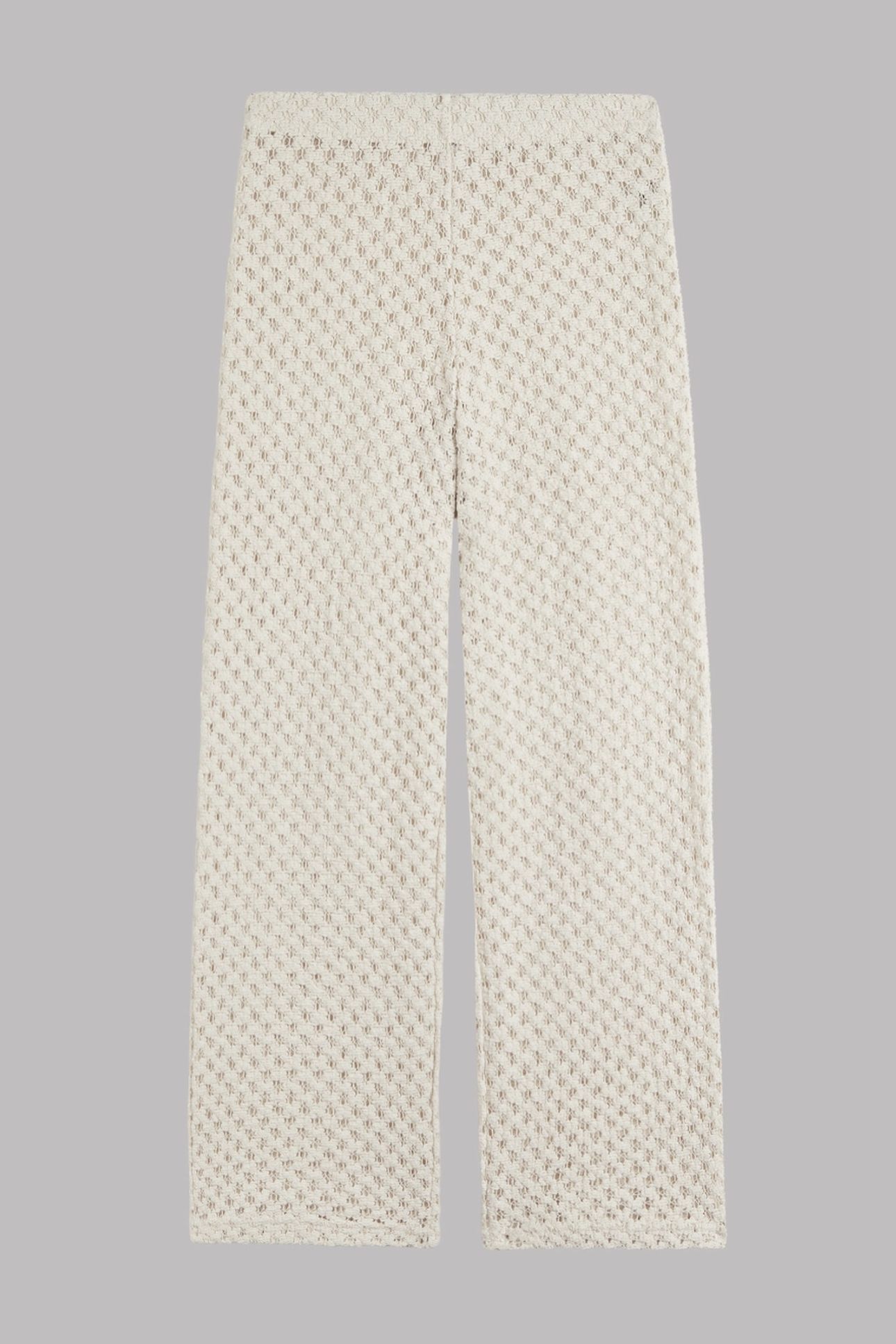 THE ECRU CROCHET PANTS 3