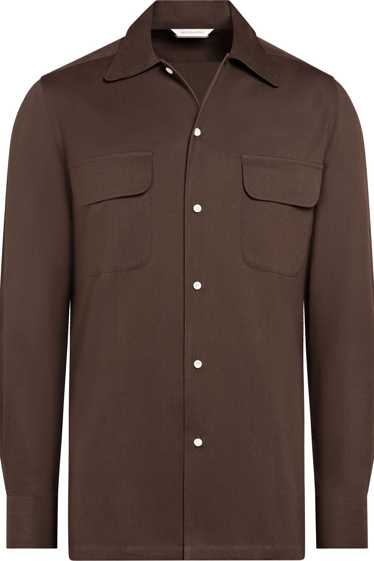 COTTON OVERSHIRT BROWN CASUAL SHIRTS 7