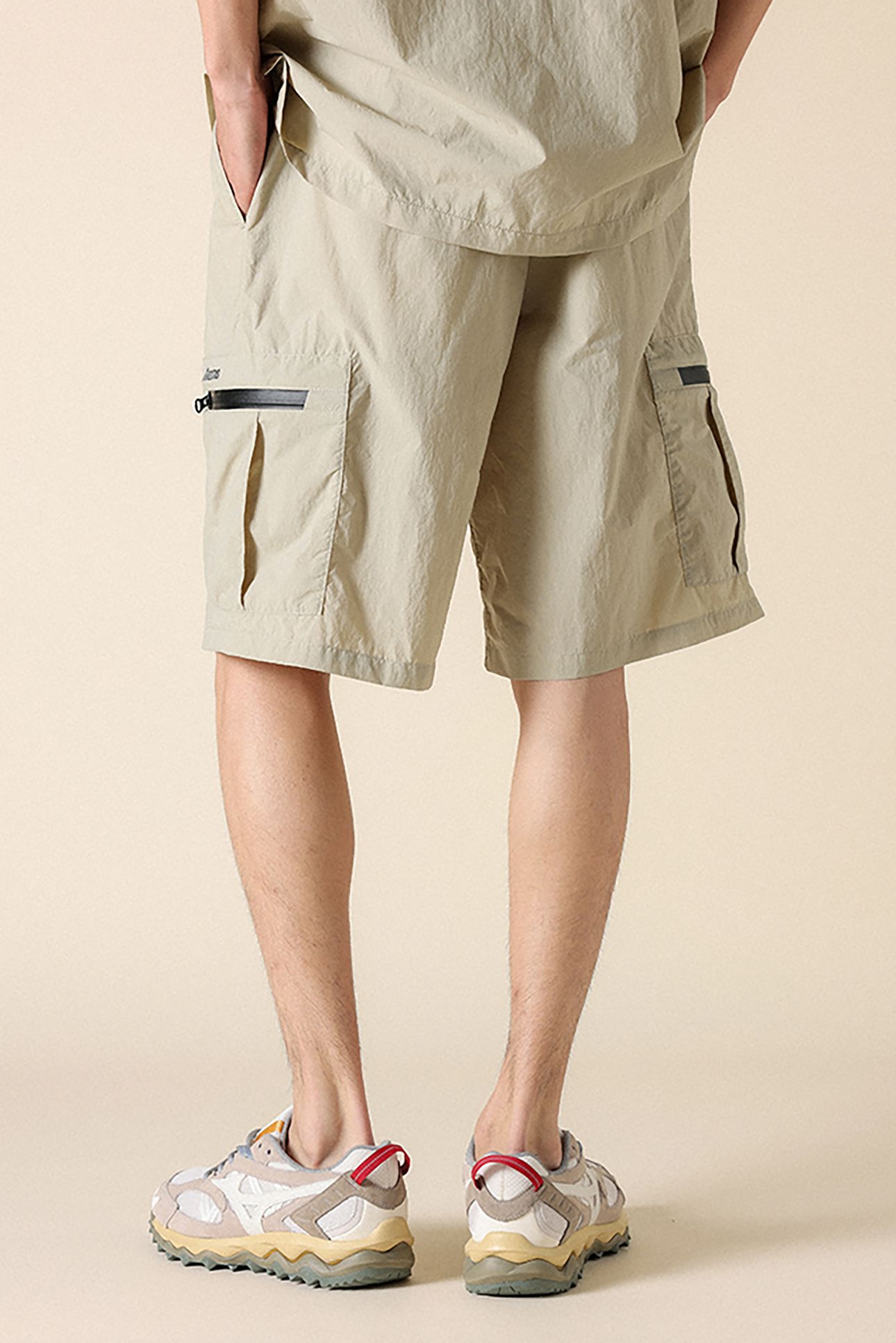 UNISEX SL WR CARGO SHORTS SPRAY BEIGE 2