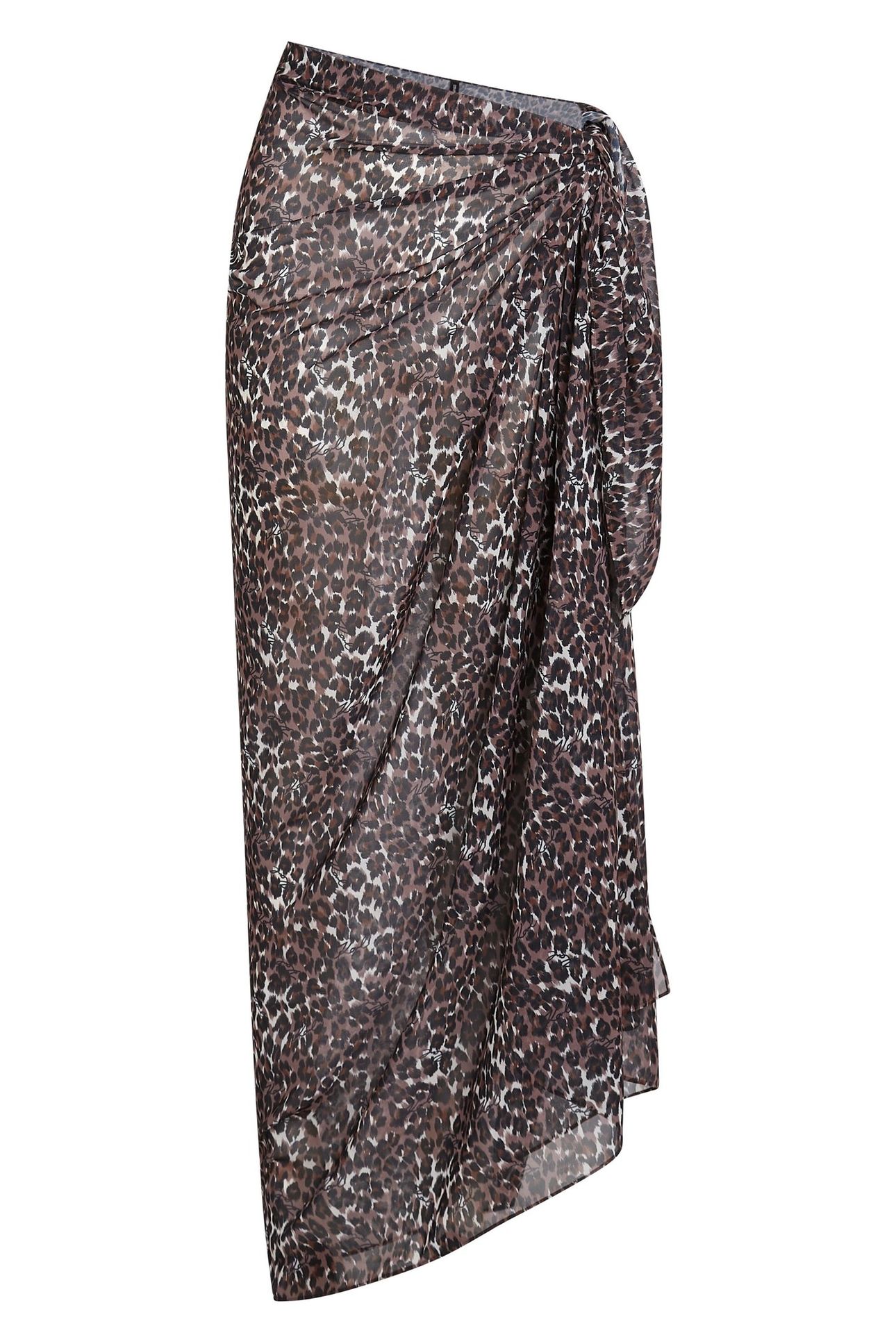 KARL SIGNATURE SHEER PAREO SIGNATURE LEOPARD 4