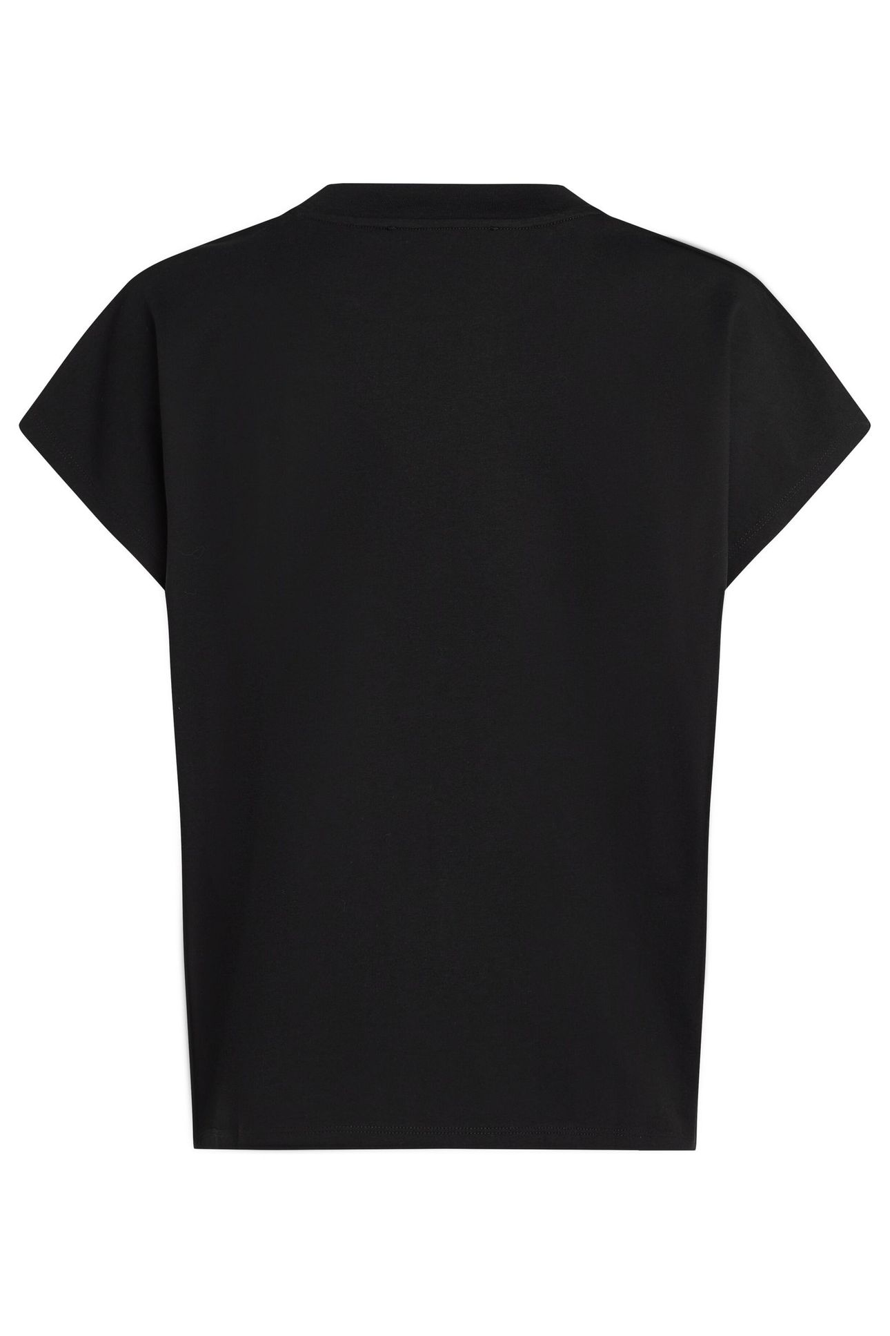 ORCHID EMBROIDERY T-SHIRT BLACK 4