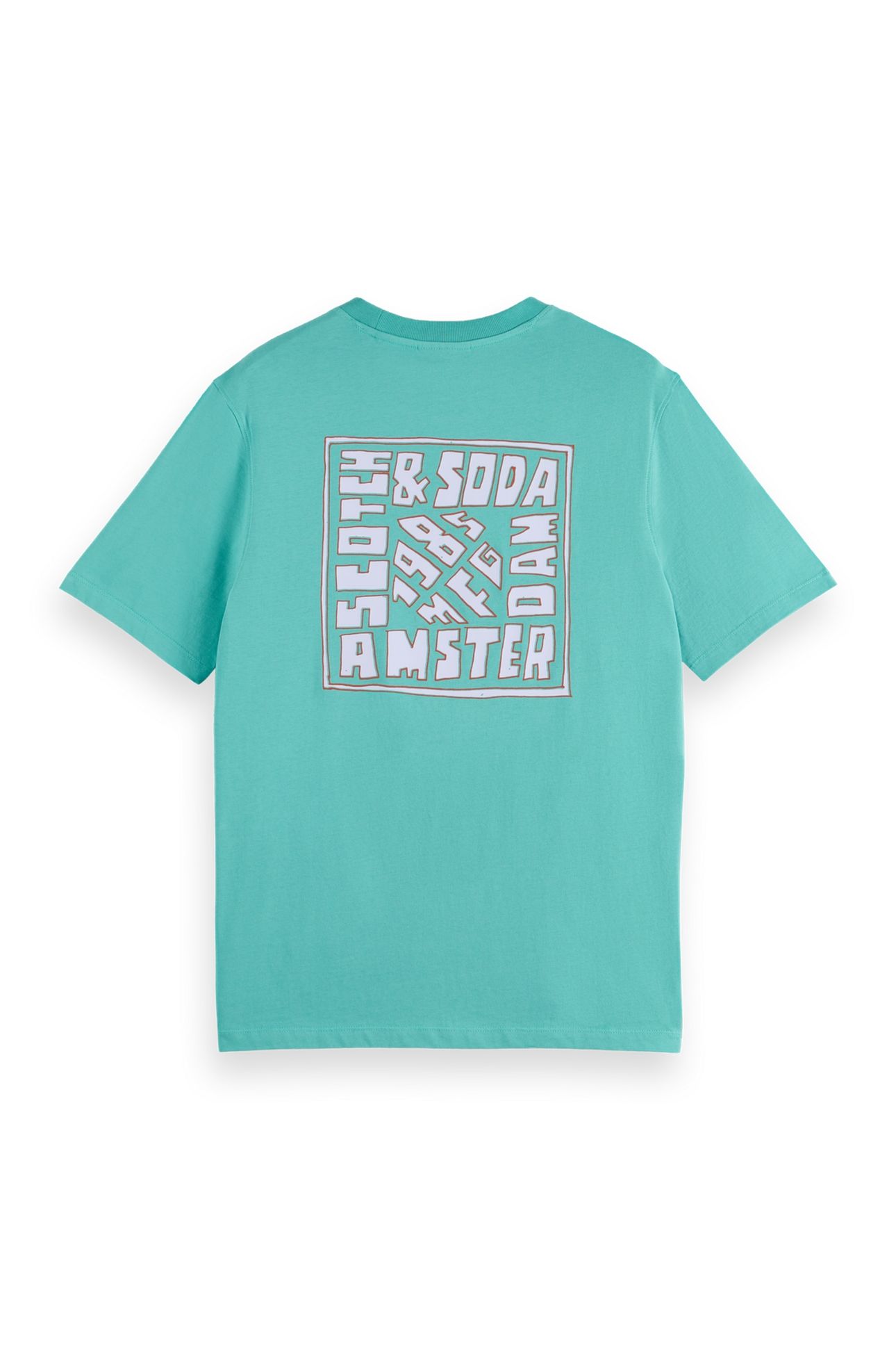 REGULAR-FIT FRONT AND BACK ARTWORK T-SHIRT AGATE GREEN 2