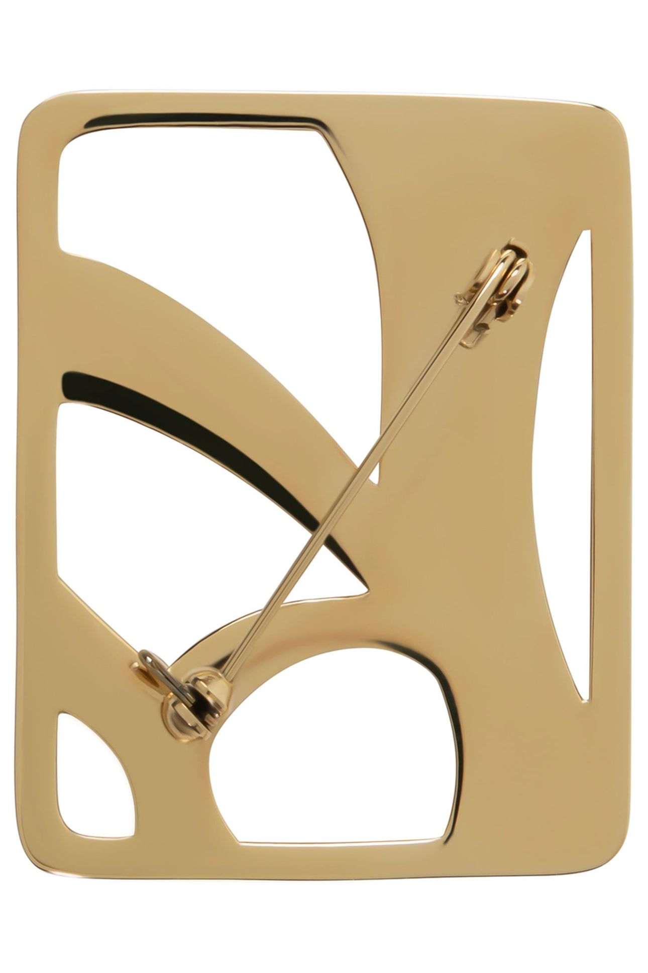 MONOGRAM BROOCH GOLD 2