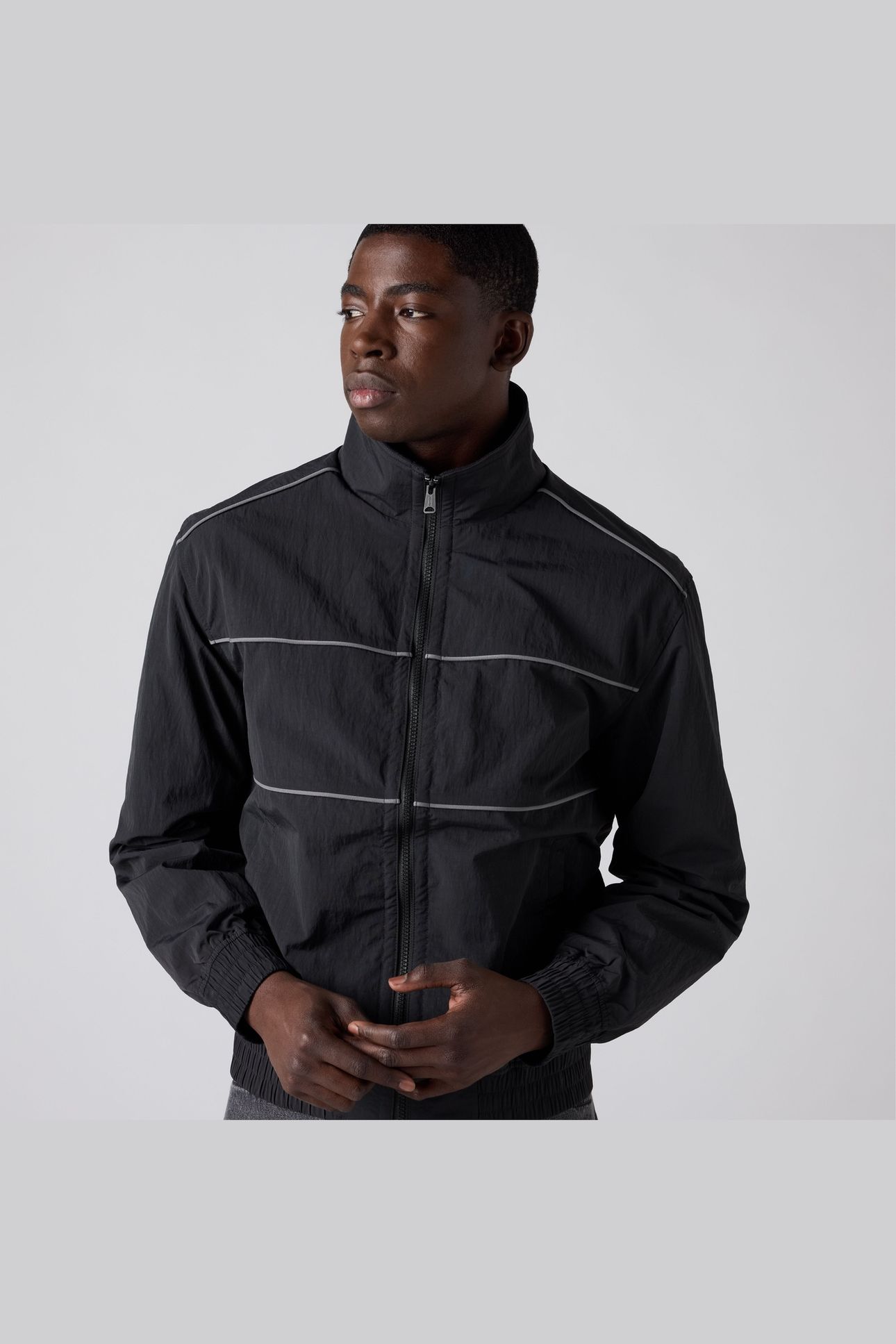 HEIGHTS PIPPING JACKET JET BLACK 6